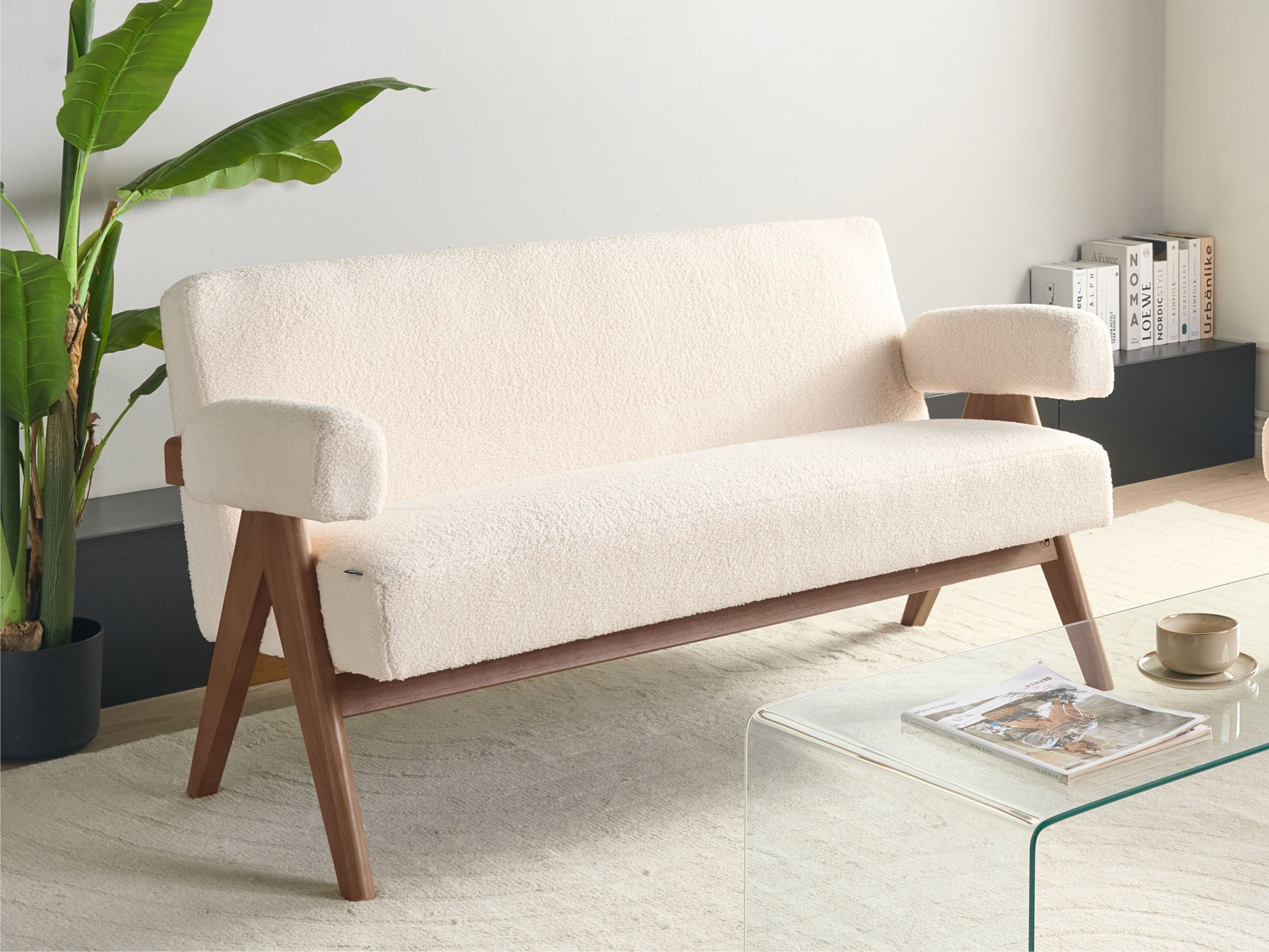 Klop z oblazinjenjem Berwyn 2713 (Bela + Temen les)