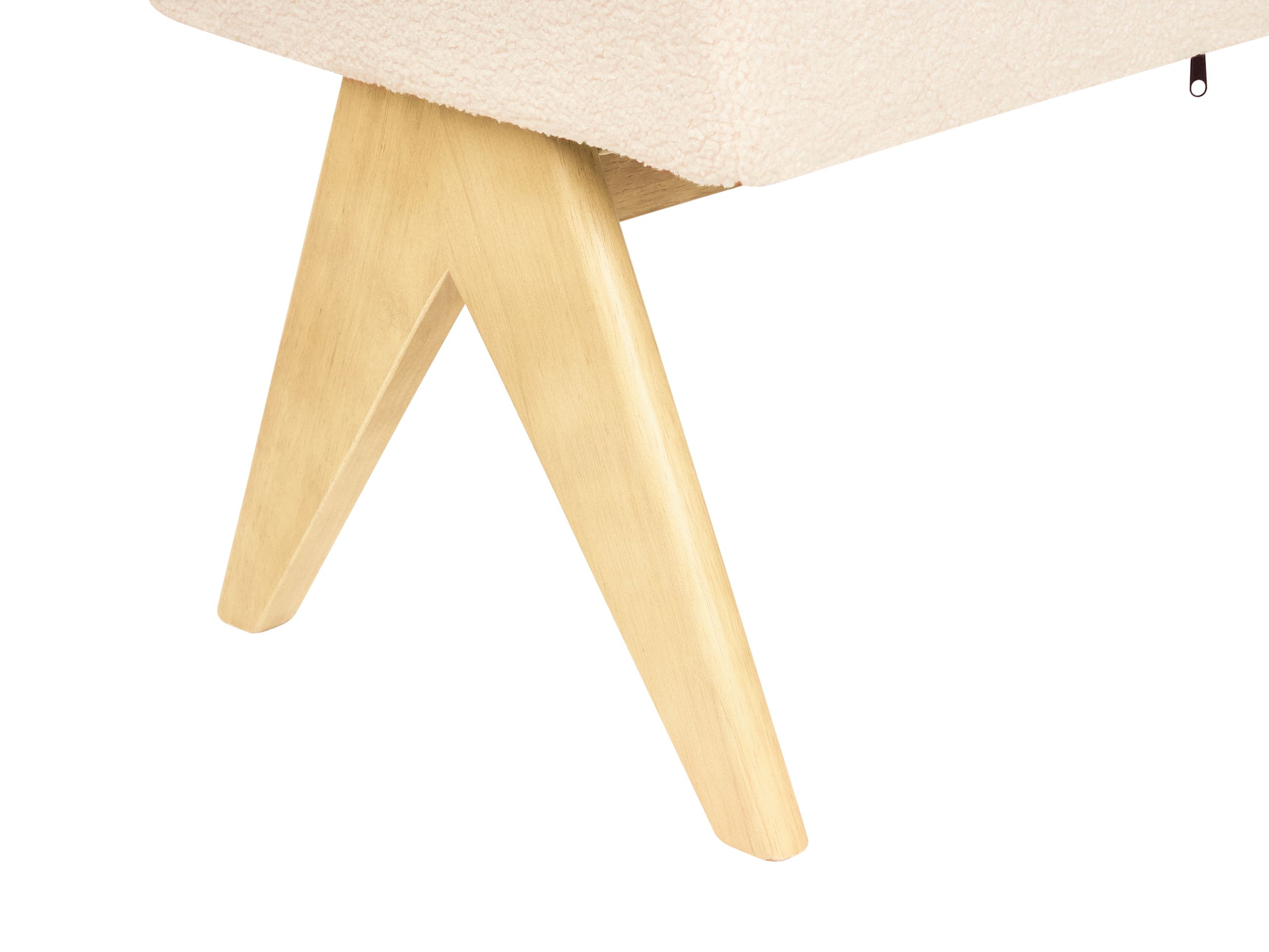 Klop z oblazinjenjem Berwyn 2714 (Bela + Svetel les)