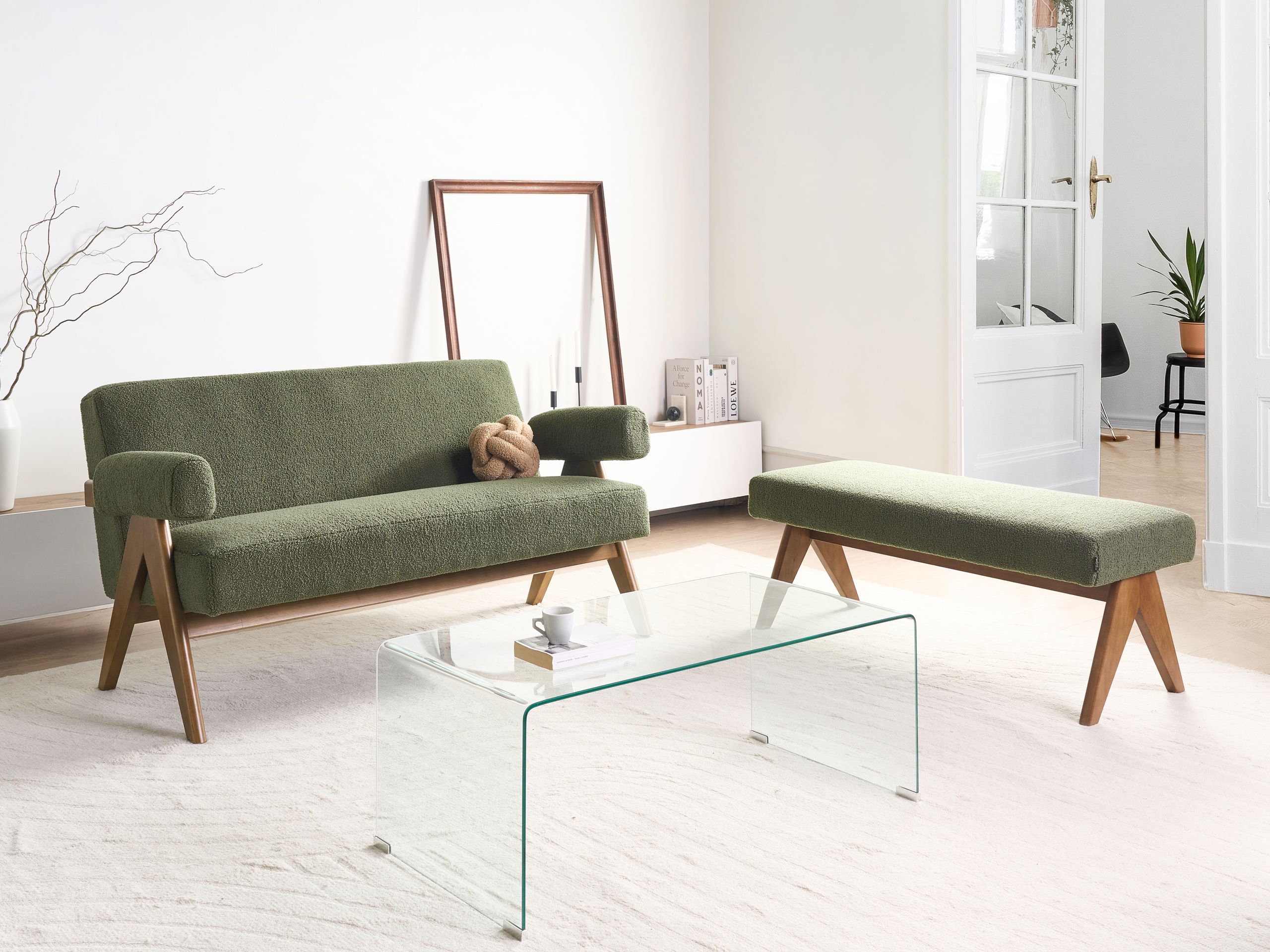 Klop z oblazinjenjem Berwyn 2714 (Zelena + Temen les)