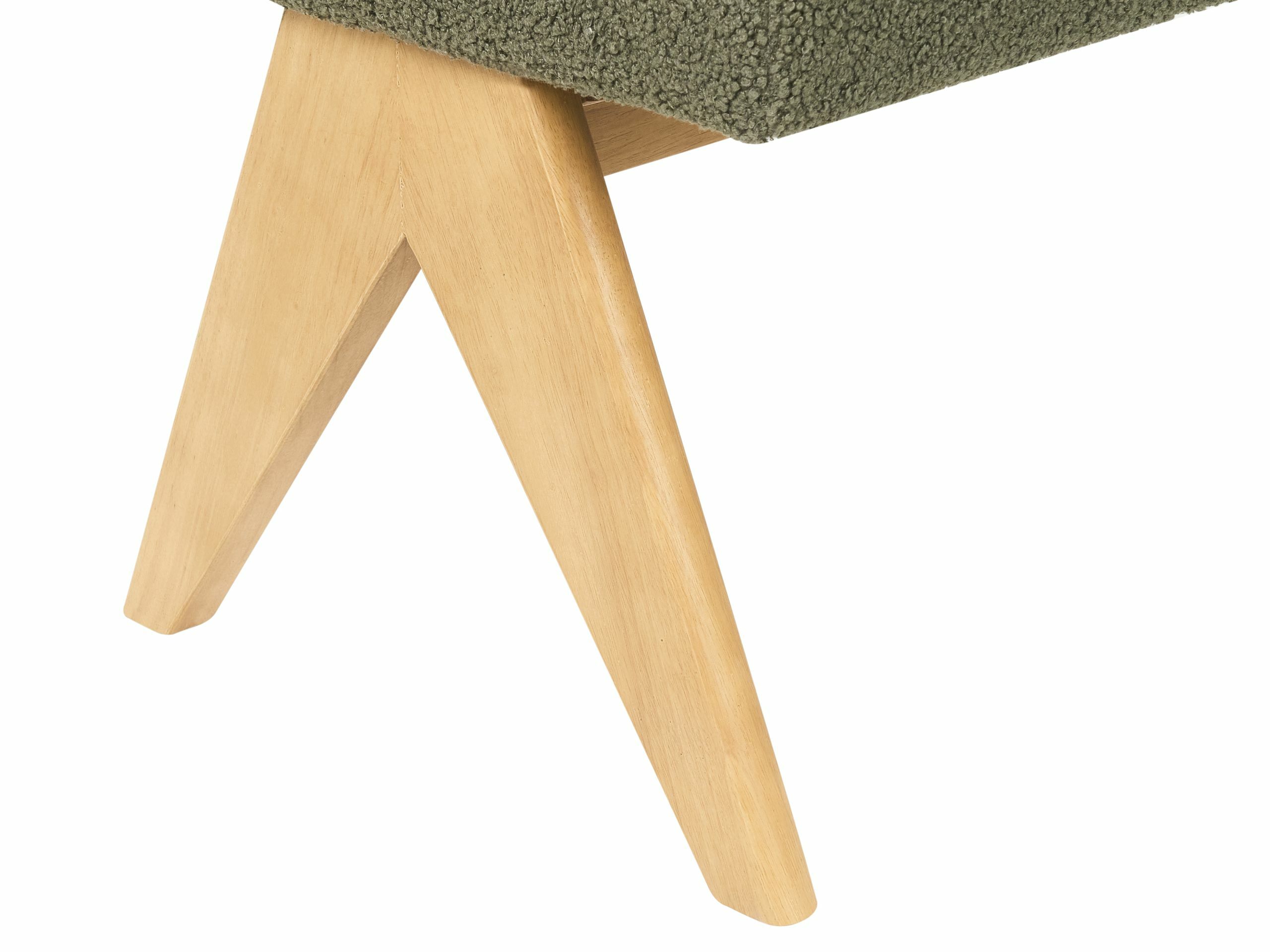 Komplet oblazinjenega pohištva Berwyn 2715 (Zelena + Svetel les)