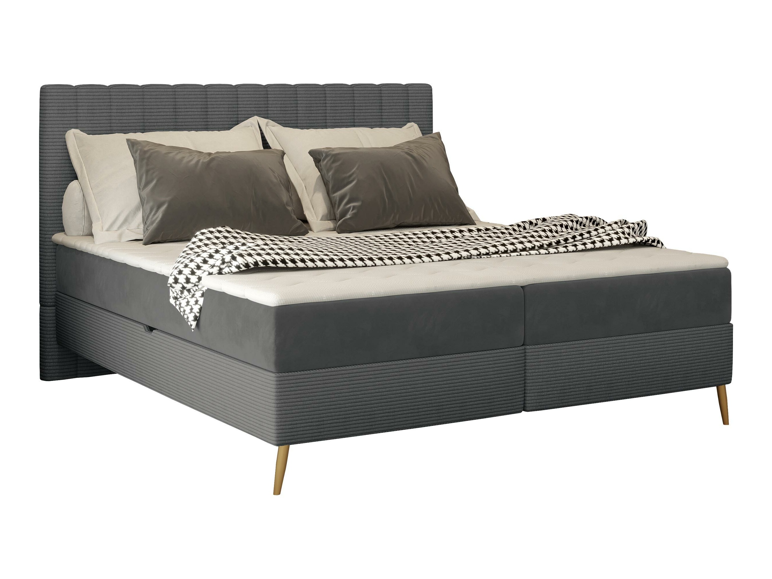 Boxspring postelja Indiana 159 (Poso 22 + Kronos 22)