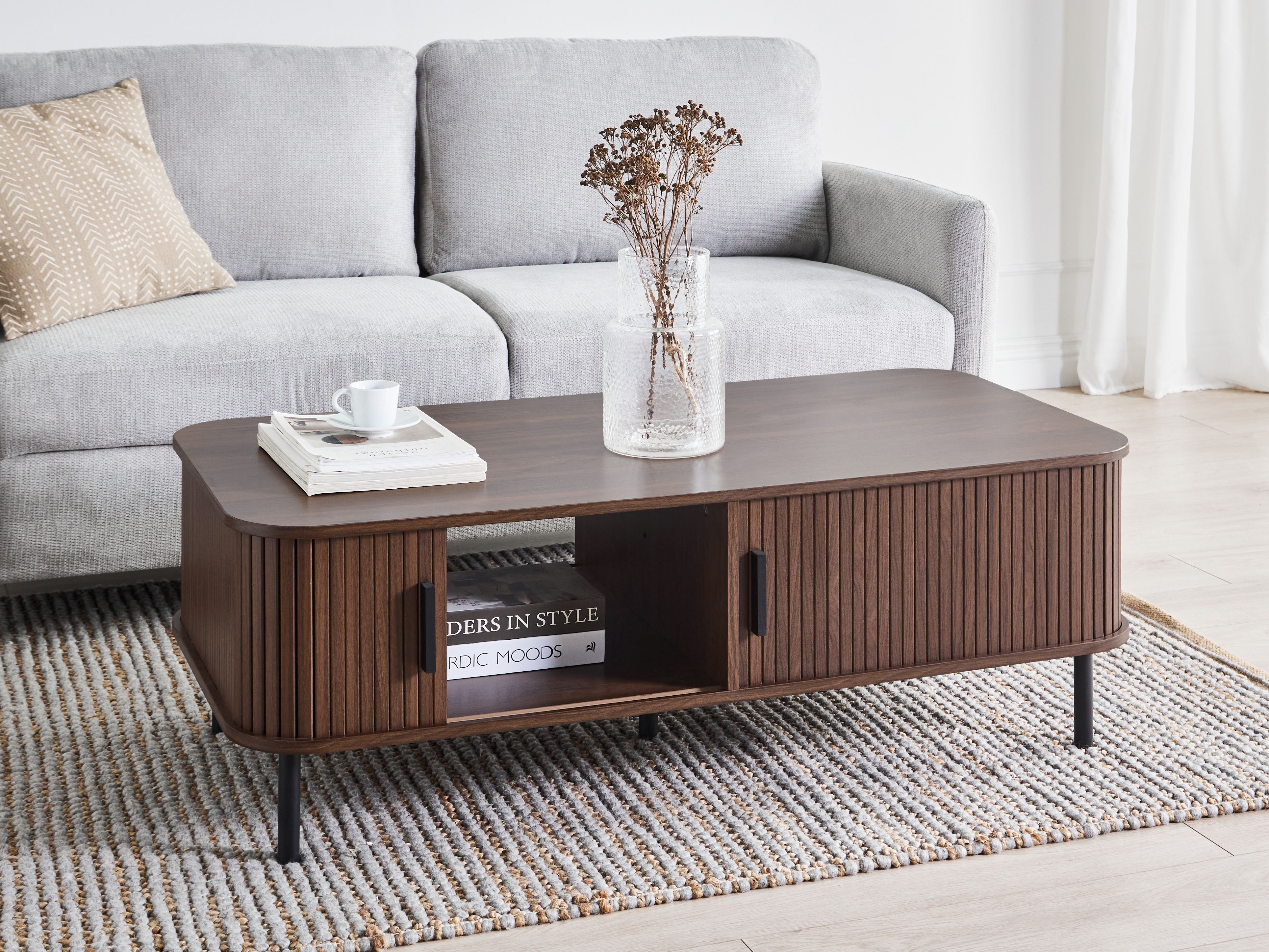 Klubska mizica Fencalu 107 (Temno rjava)