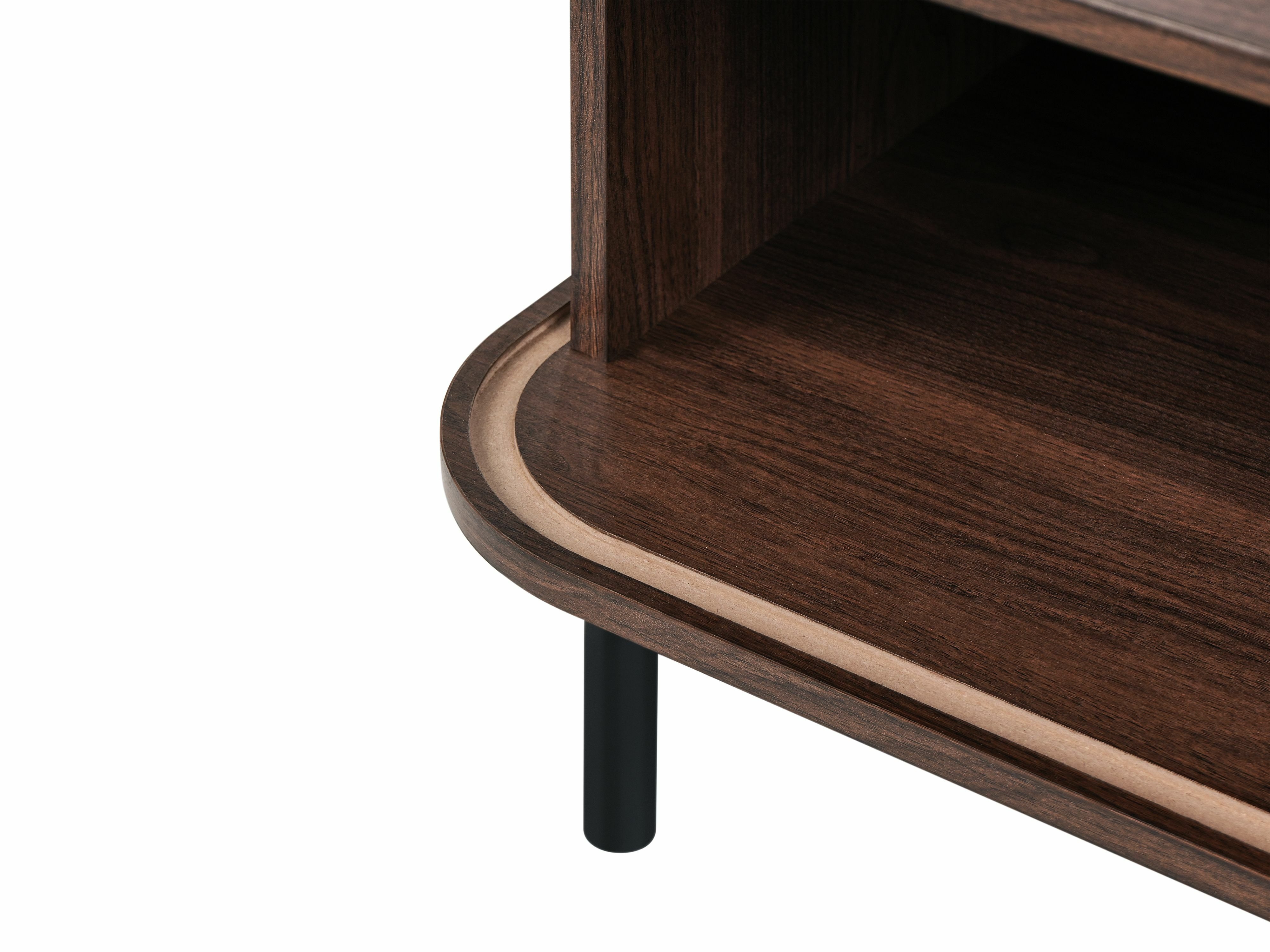 Klubska mizica Fencalu 107 (Temno rjava)