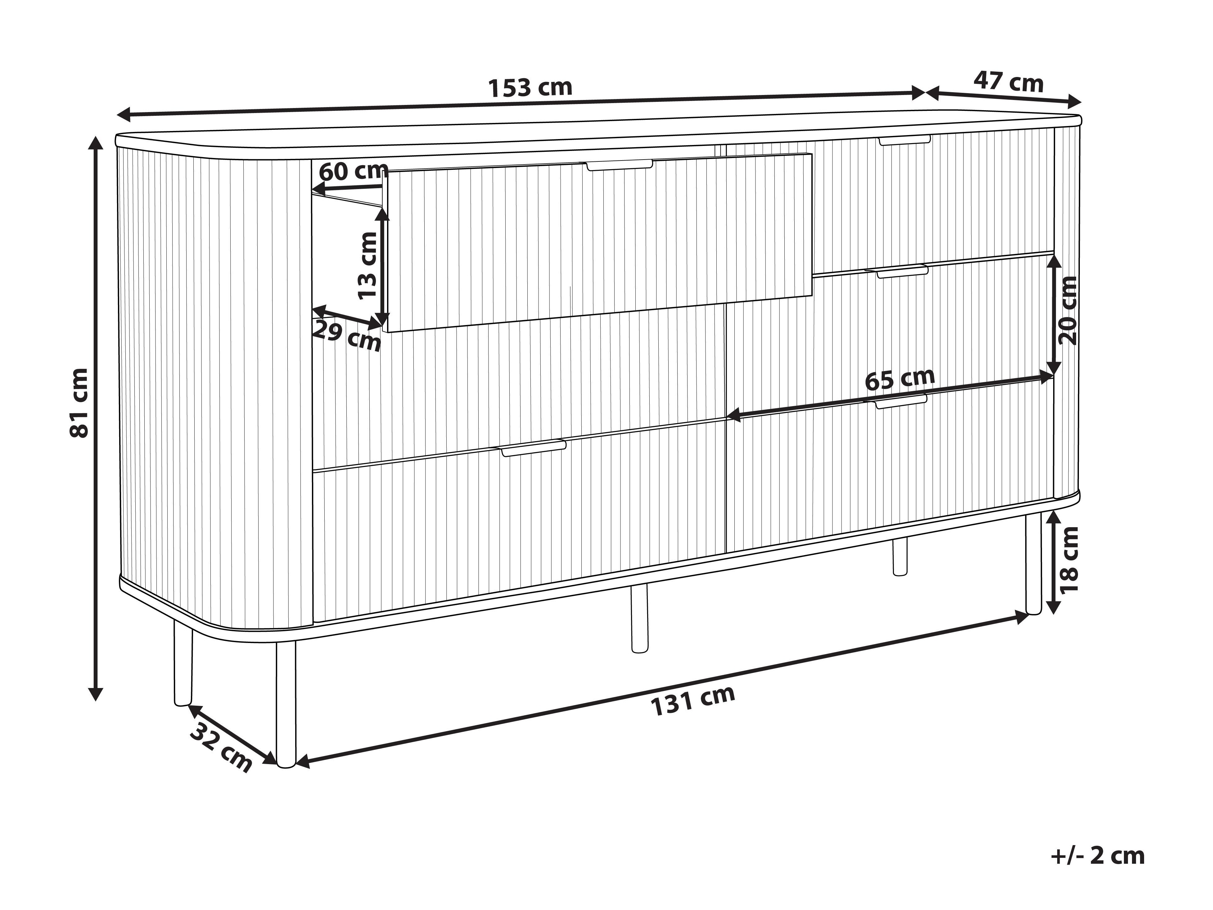 Komoda Fencalu 109 (Temno rjava)