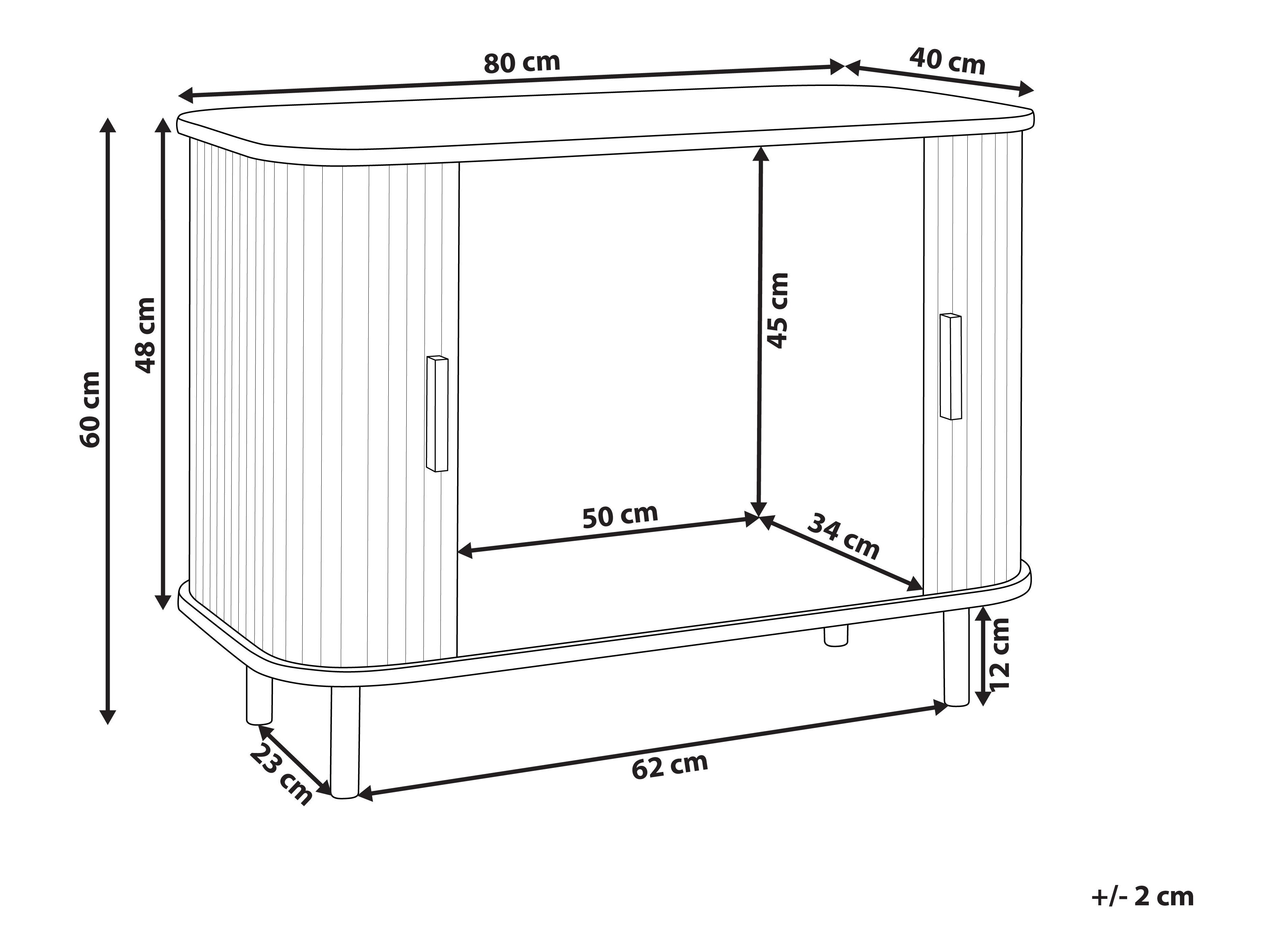 Omarica Fencalu 108 (Temno rjava)