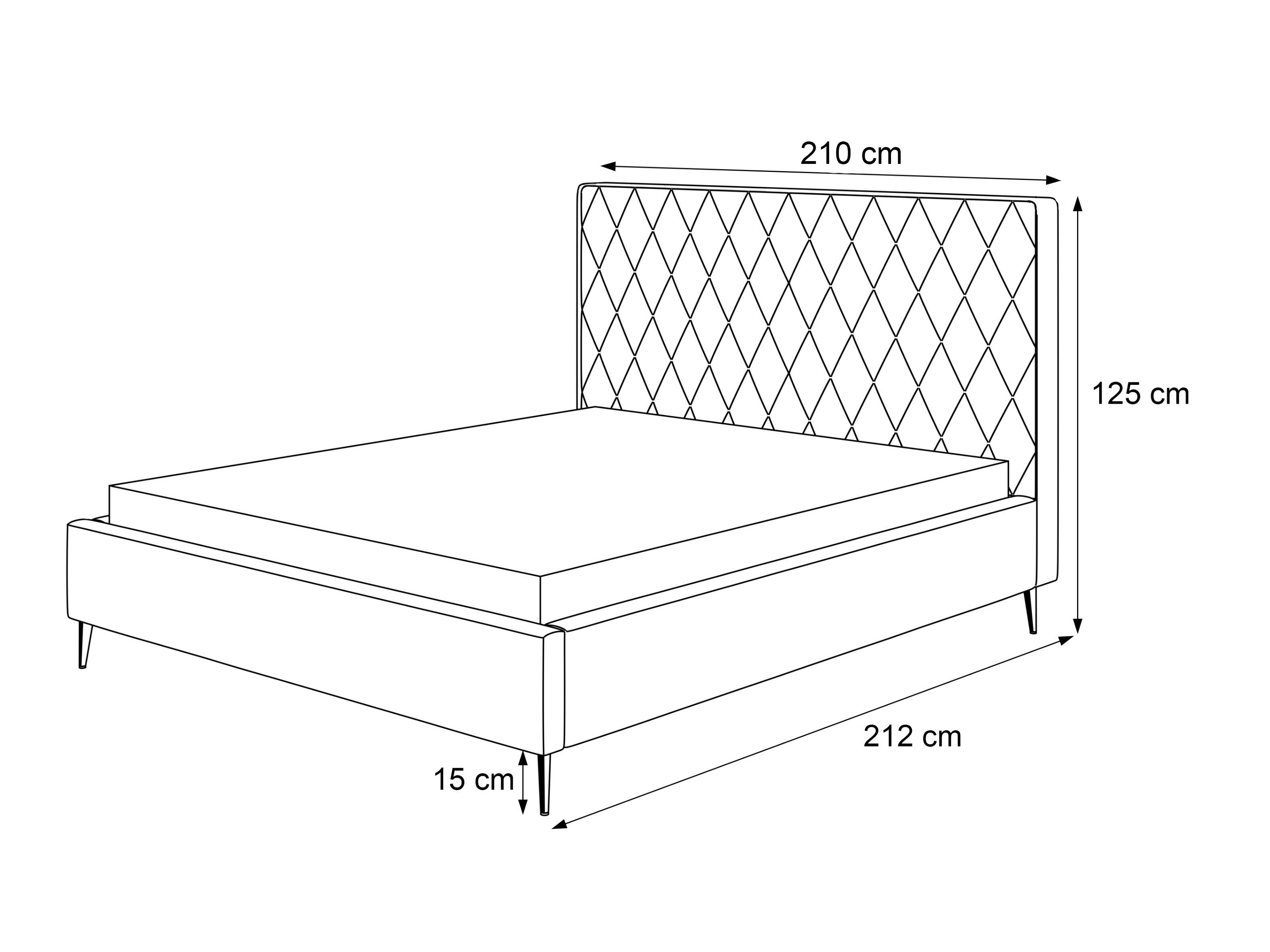 Postelja Martinez 108 (Magic Velvet 2229)