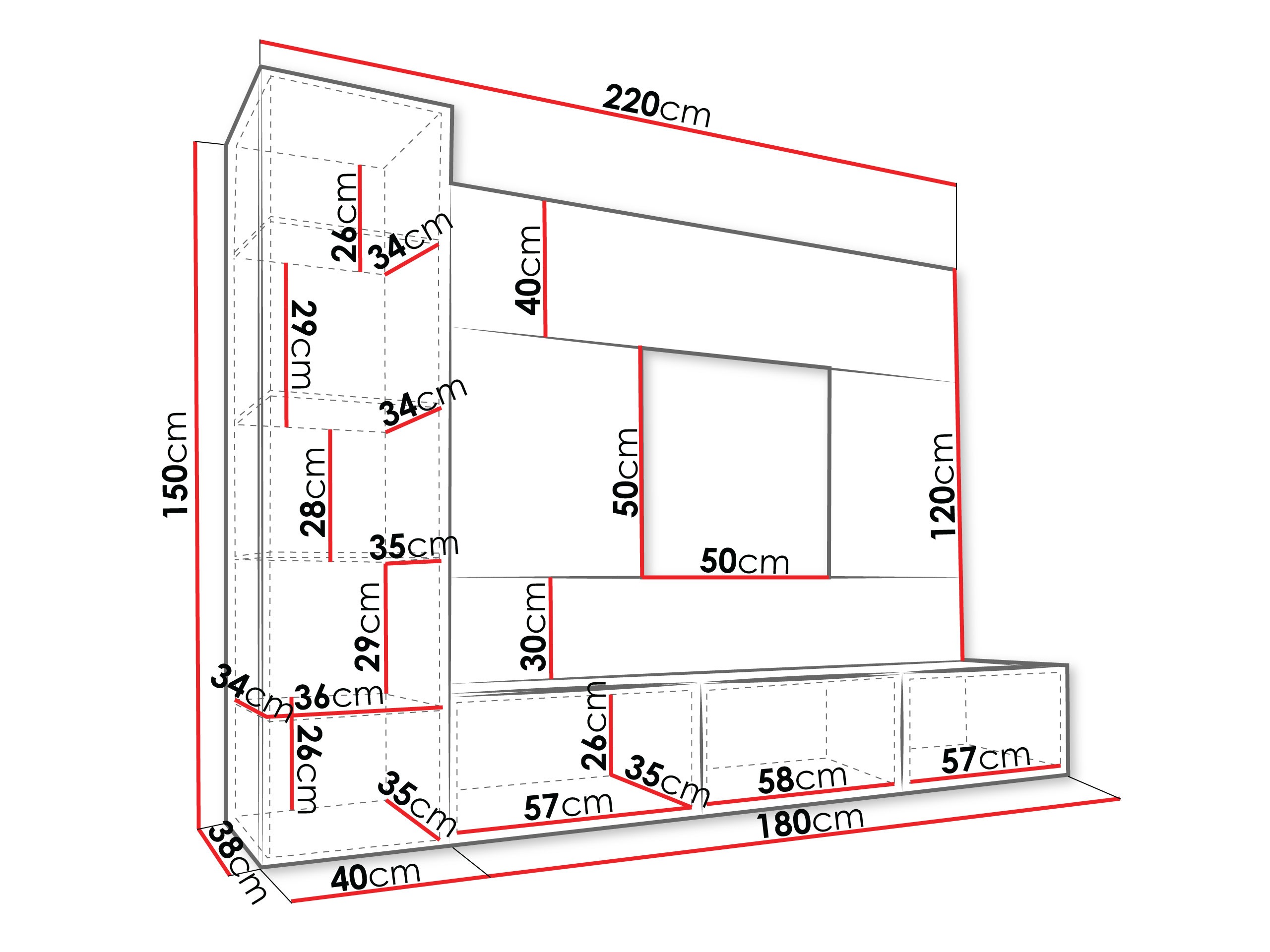 Komplet za dnevno sobo Comfivo 452 (Bela + Beli marmor)