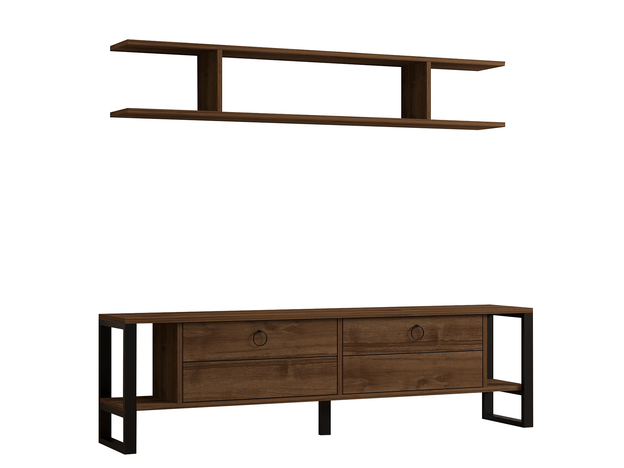 Komplet za dnevno sobo Kailua 2643 (Oreh)