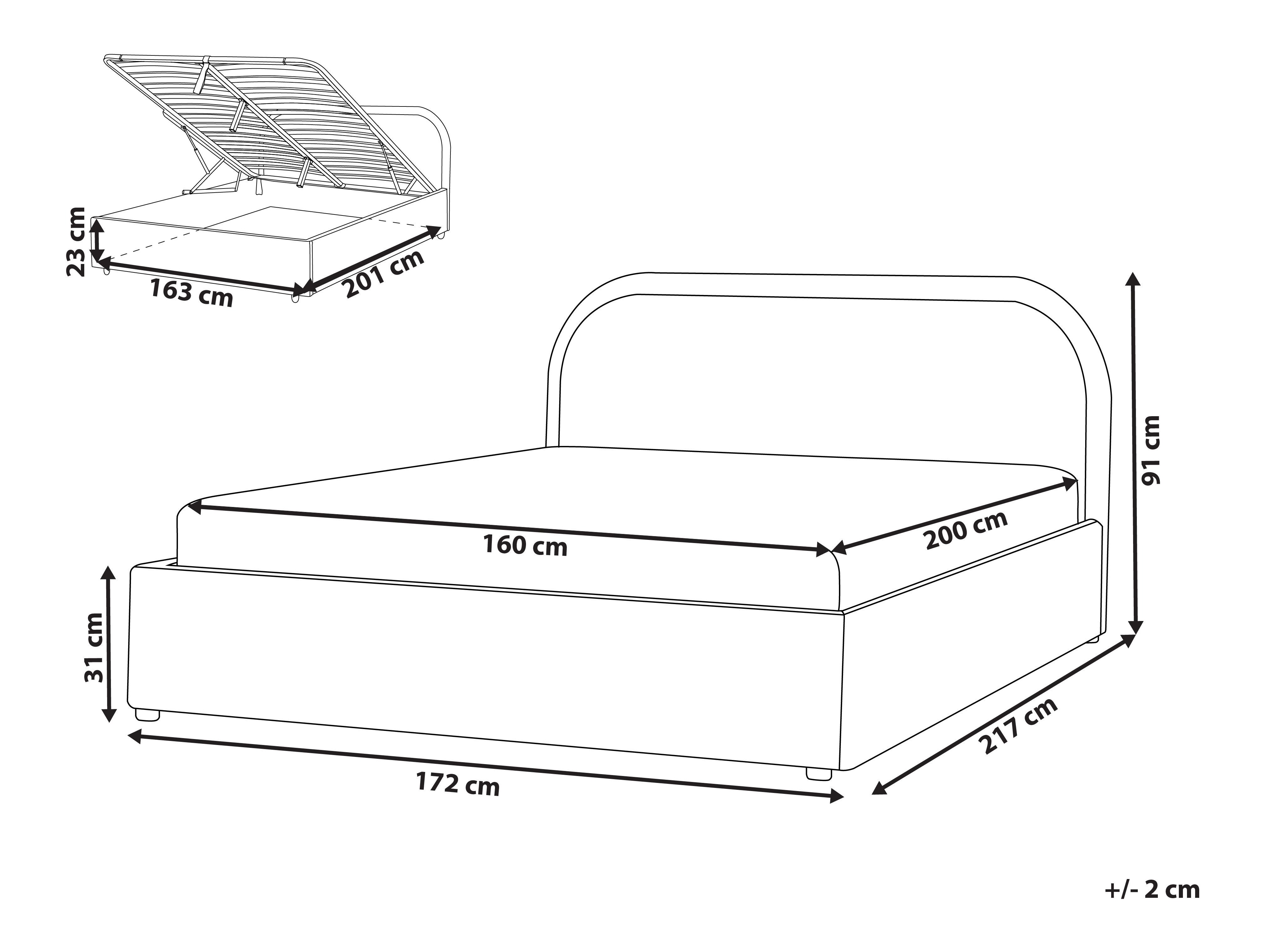 Postelja Berwyn 2062 (Bež)