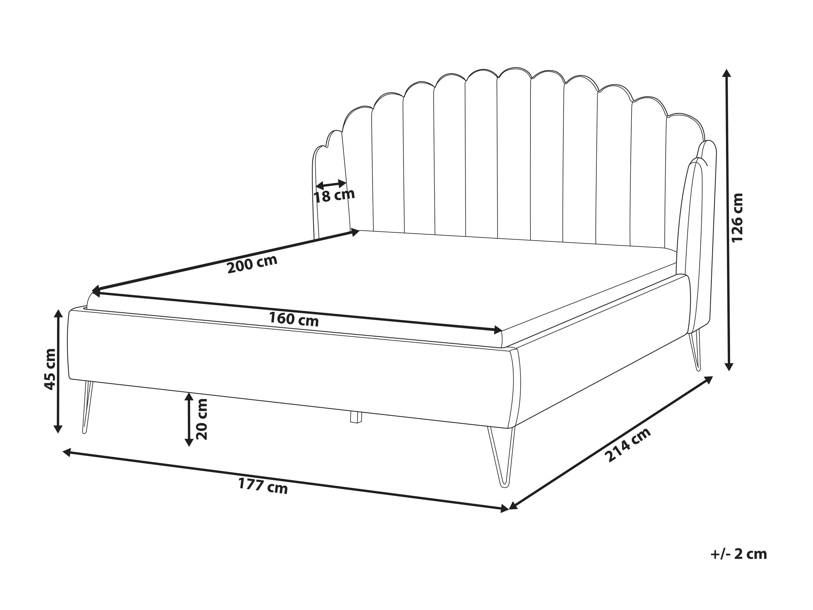Postelja Berwyn 2720 (Bež)