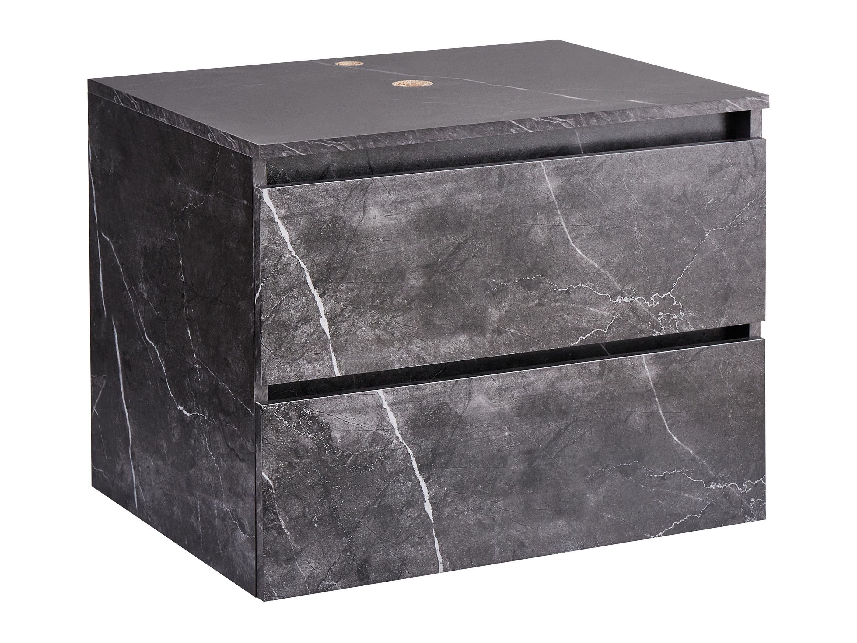 Viseča kopalniška omarica za umivalnik Berwyn 2719 (Črni marmor)