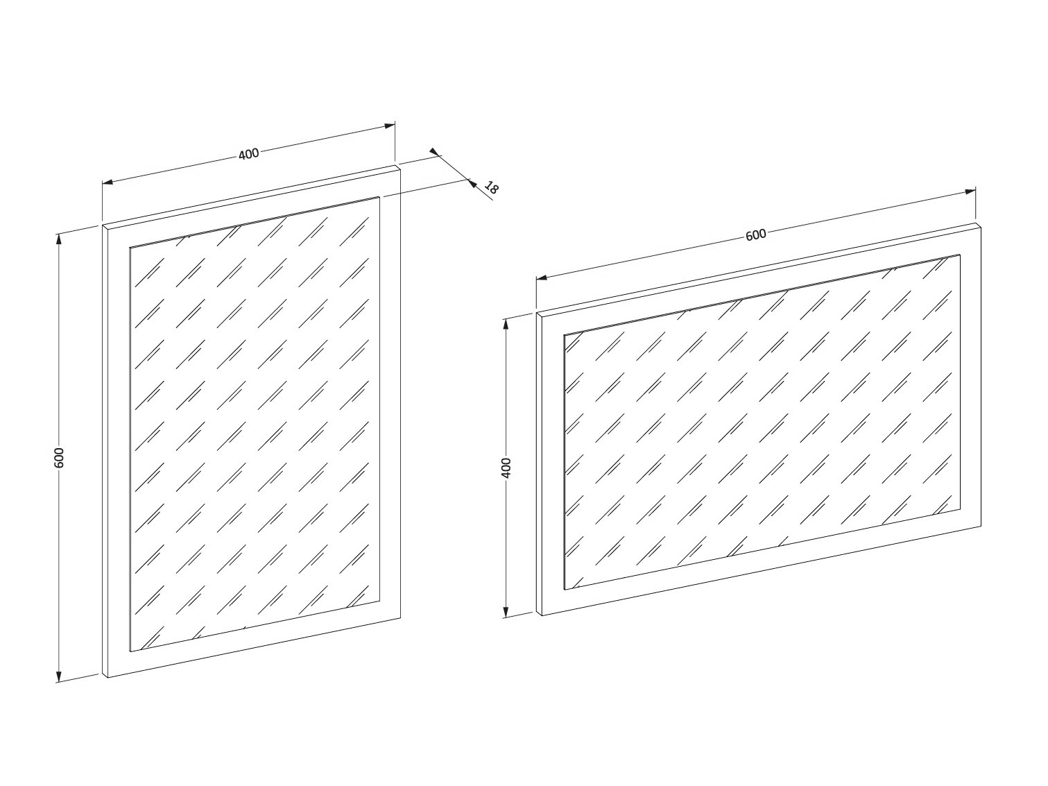Ogledalo Alfere 115 (Wotan hrast)