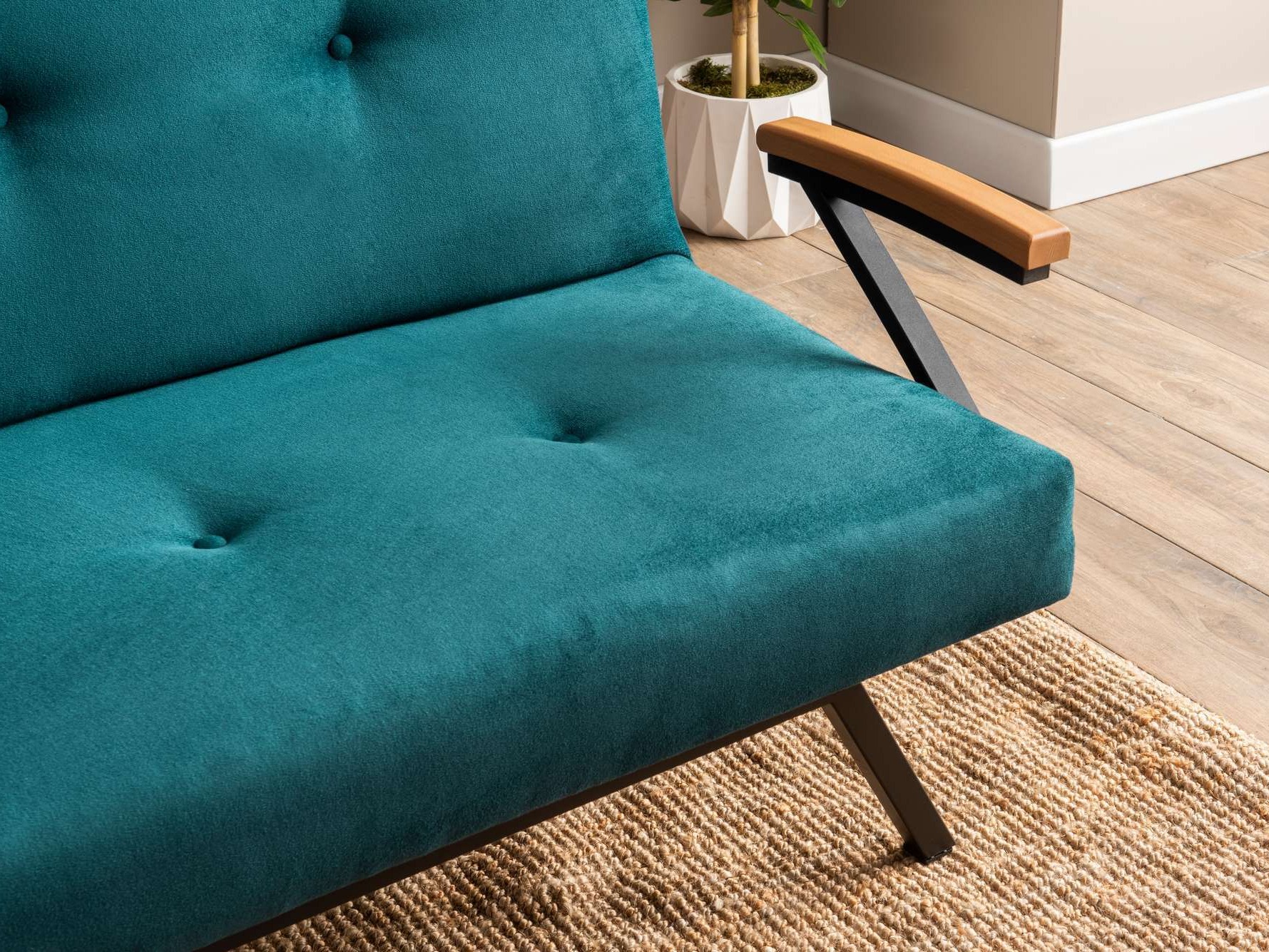 Raztegljiv kavč Altadena 604 (Turkizna)