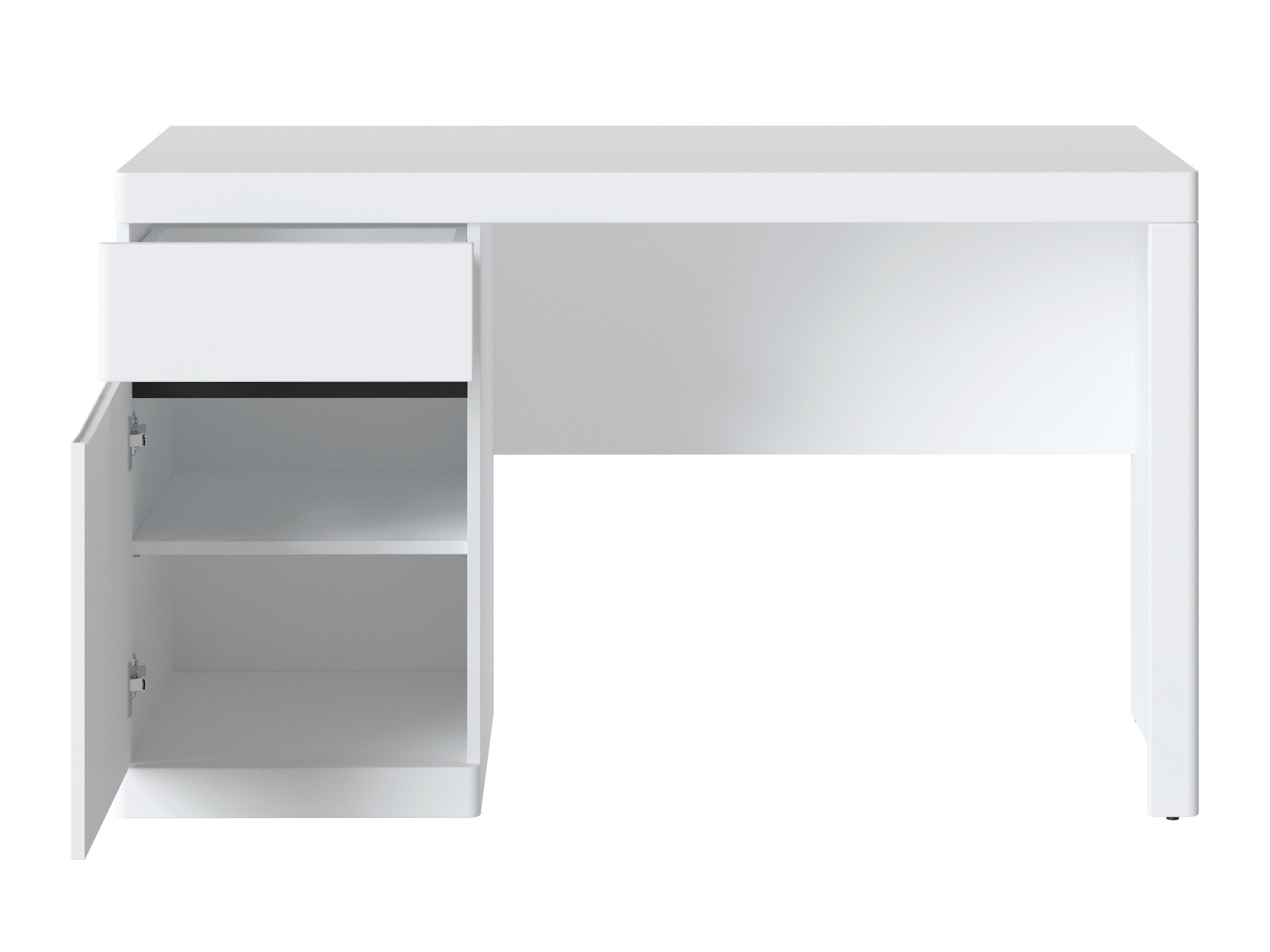 Komplet za domačo pisarno Venlori 130 (Bela + Grafit)