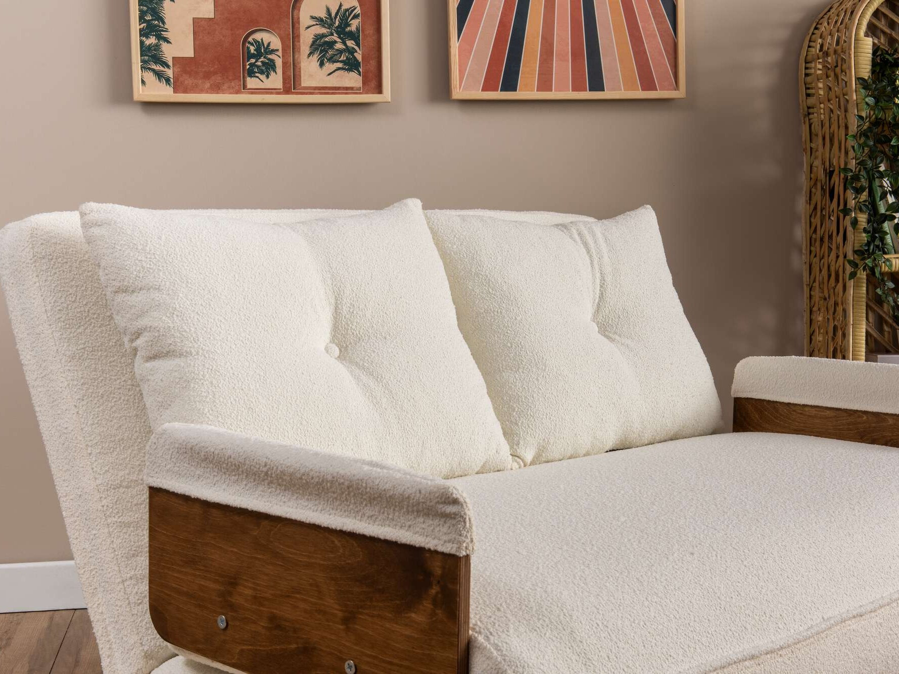 Raztegljiv kavč Altadena 606 (Bela)