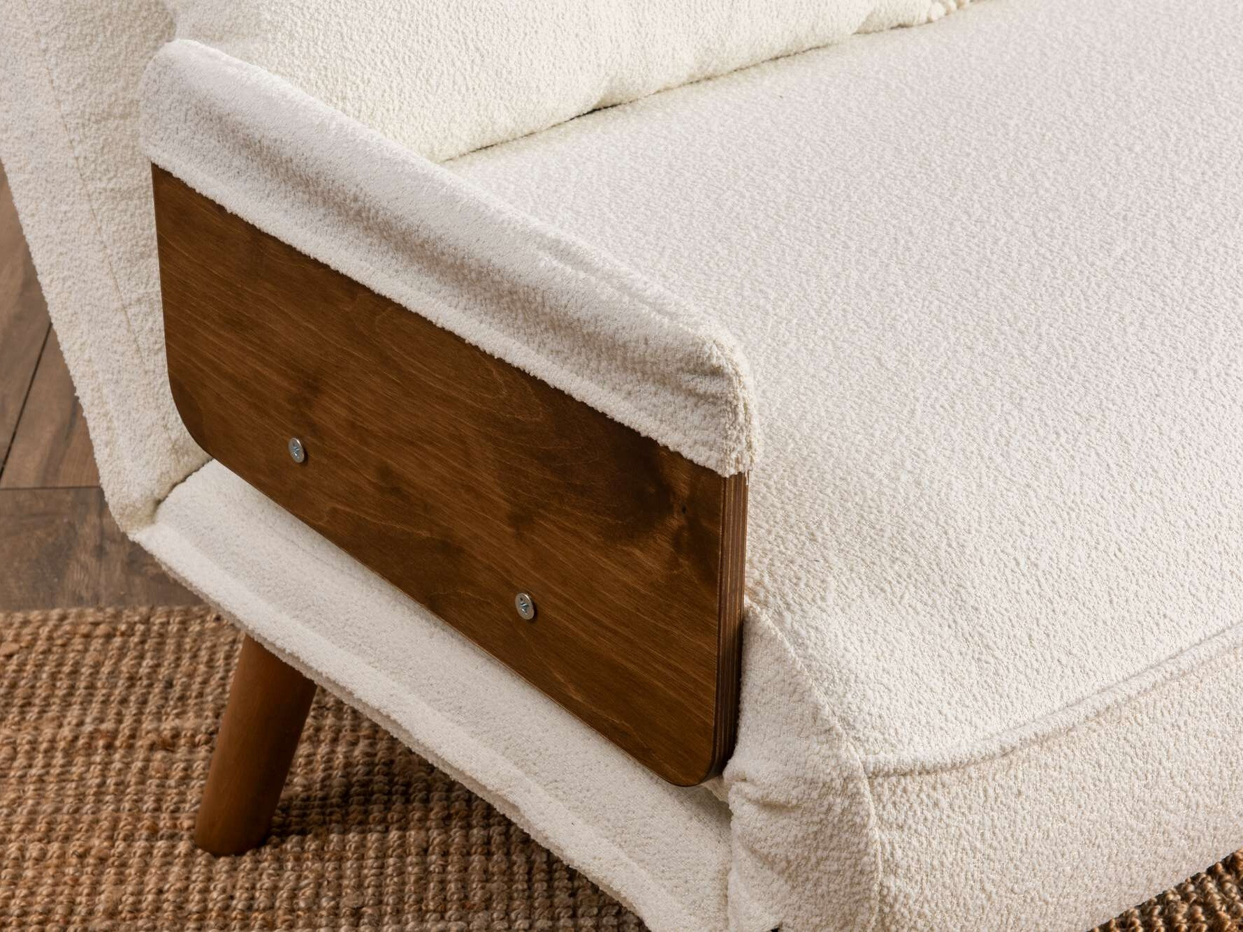 Raztegljiv kavč Altadena 606 (Bela)