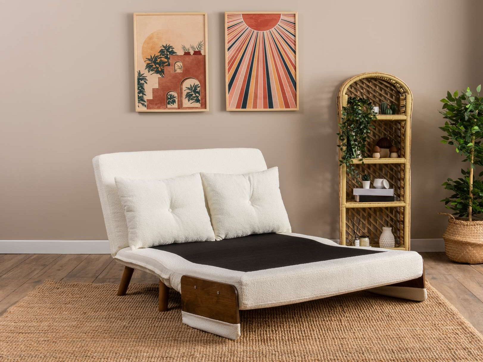 Raztegljiv kavč Altadena 606 (Bela)