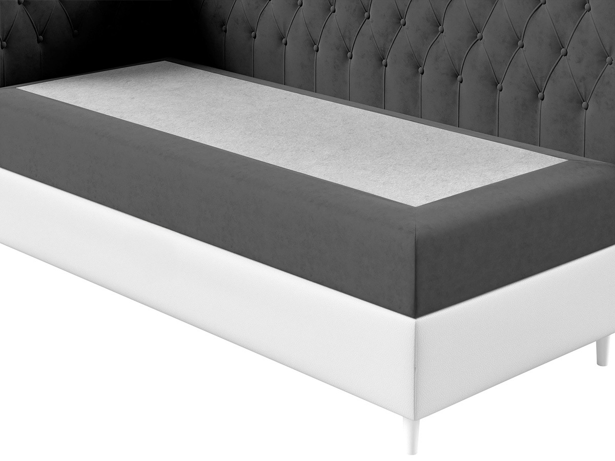 Boxspring postelja Lucus III (Soft 017 + Fresh 14)