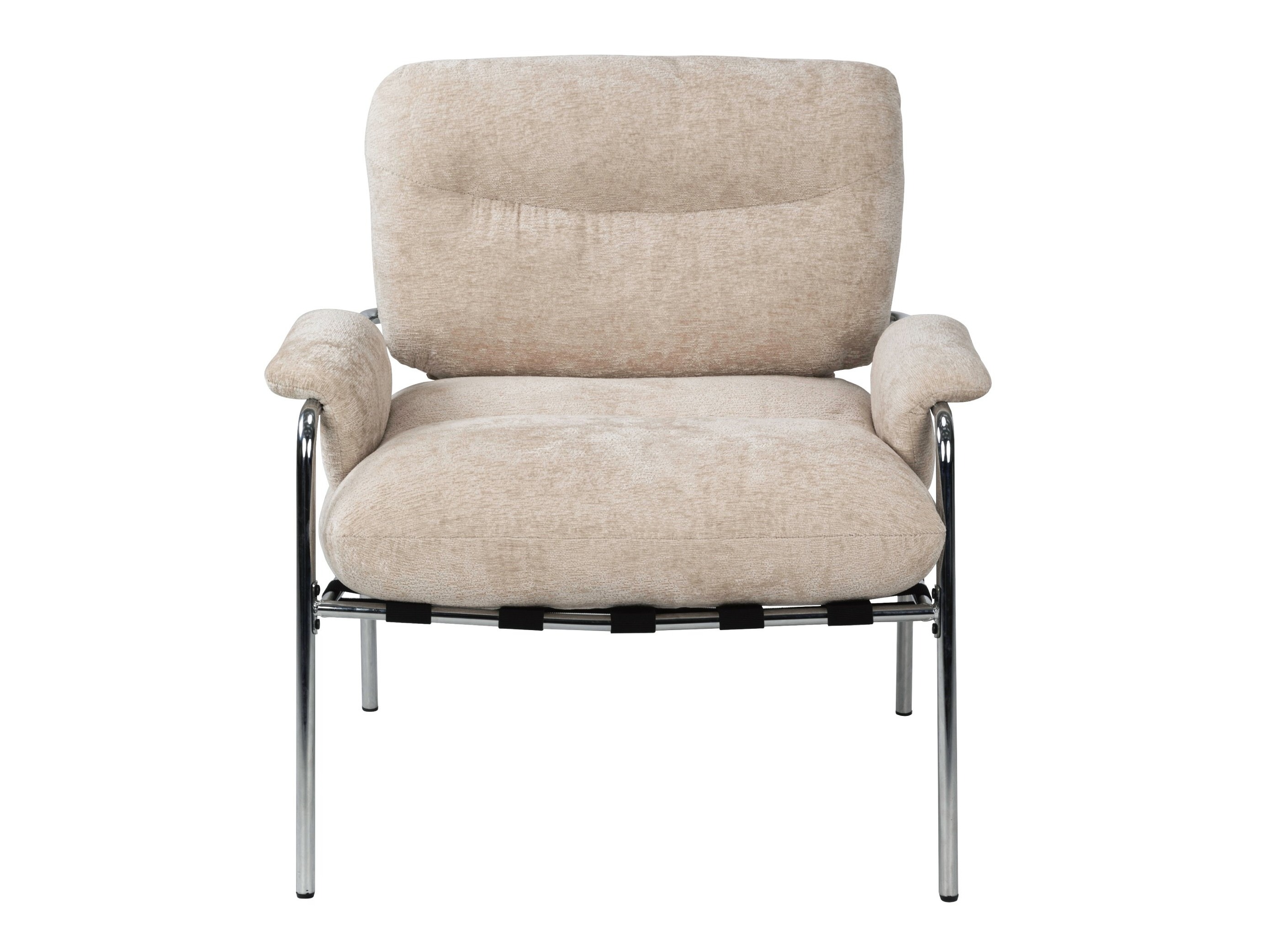 Fotelj Burleson 344 (Bež + Srebrna)