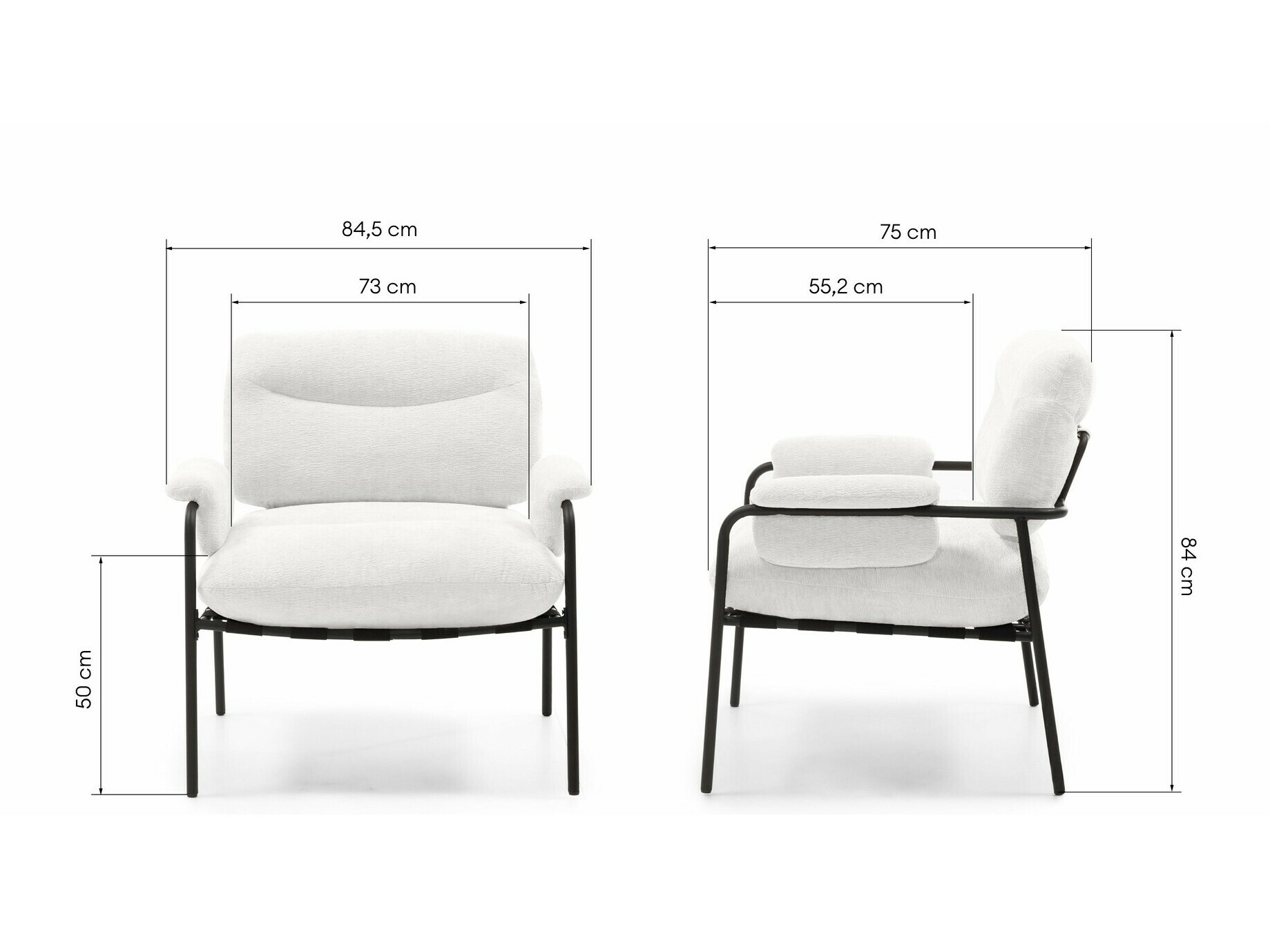 Fotelj Burleson 344 (Bež + Srebrna)