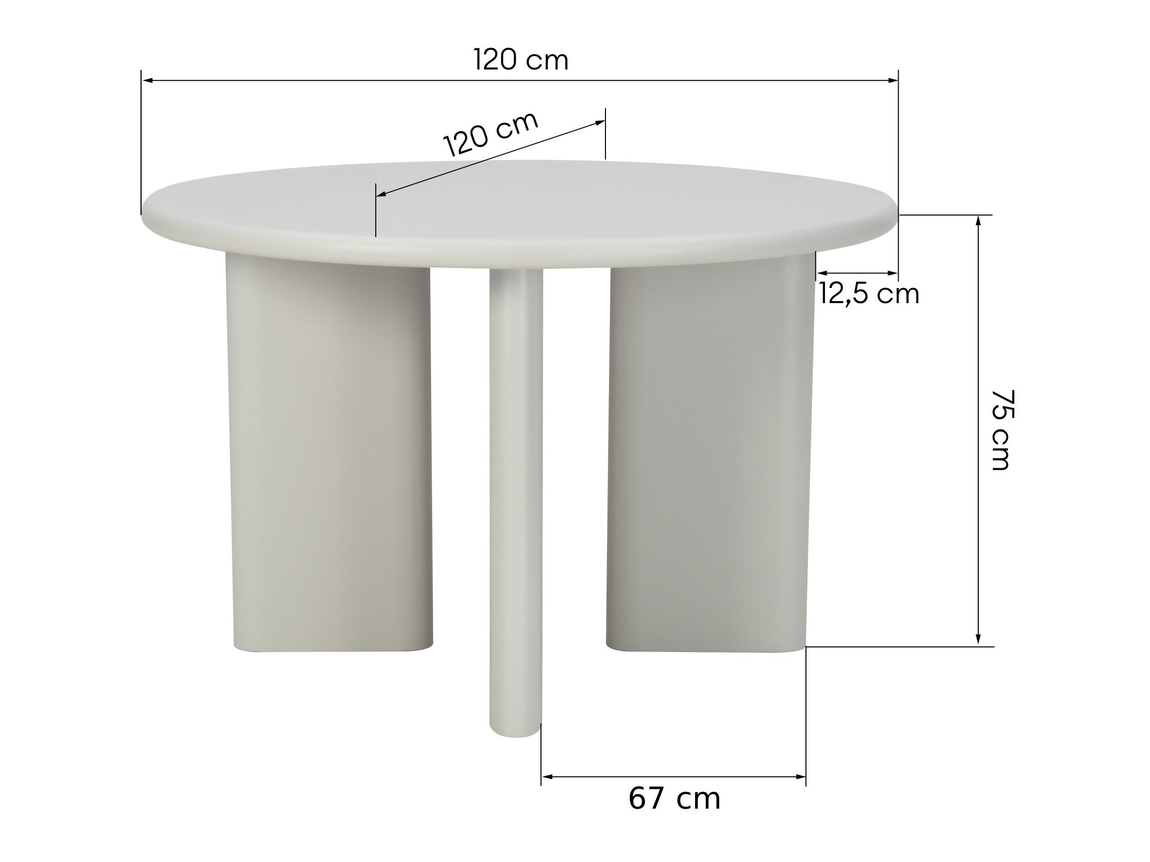 Miza Burleson 340 (Bež)