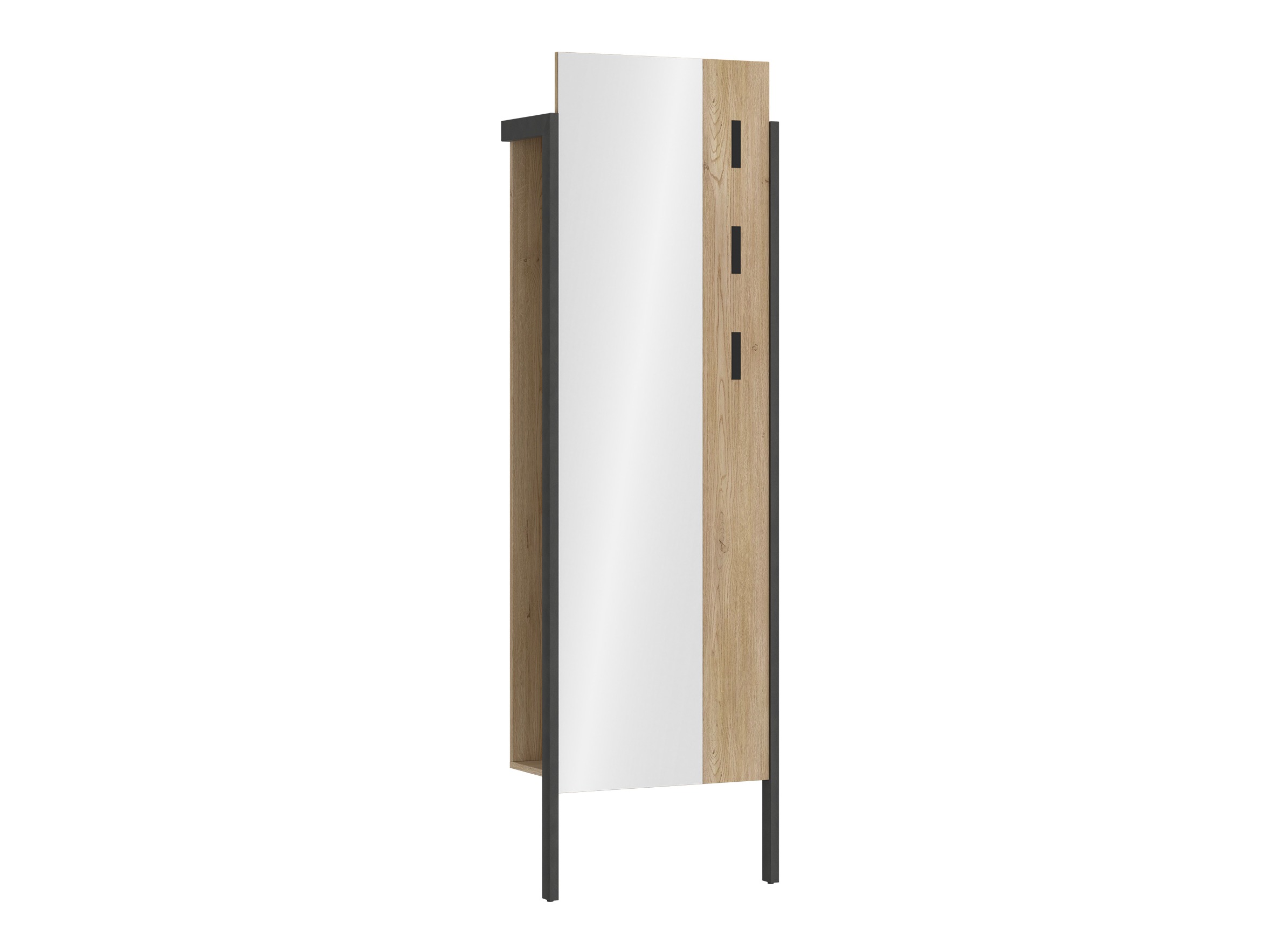 Obešalnik Ontario 147 (Hrast + Matera siva)