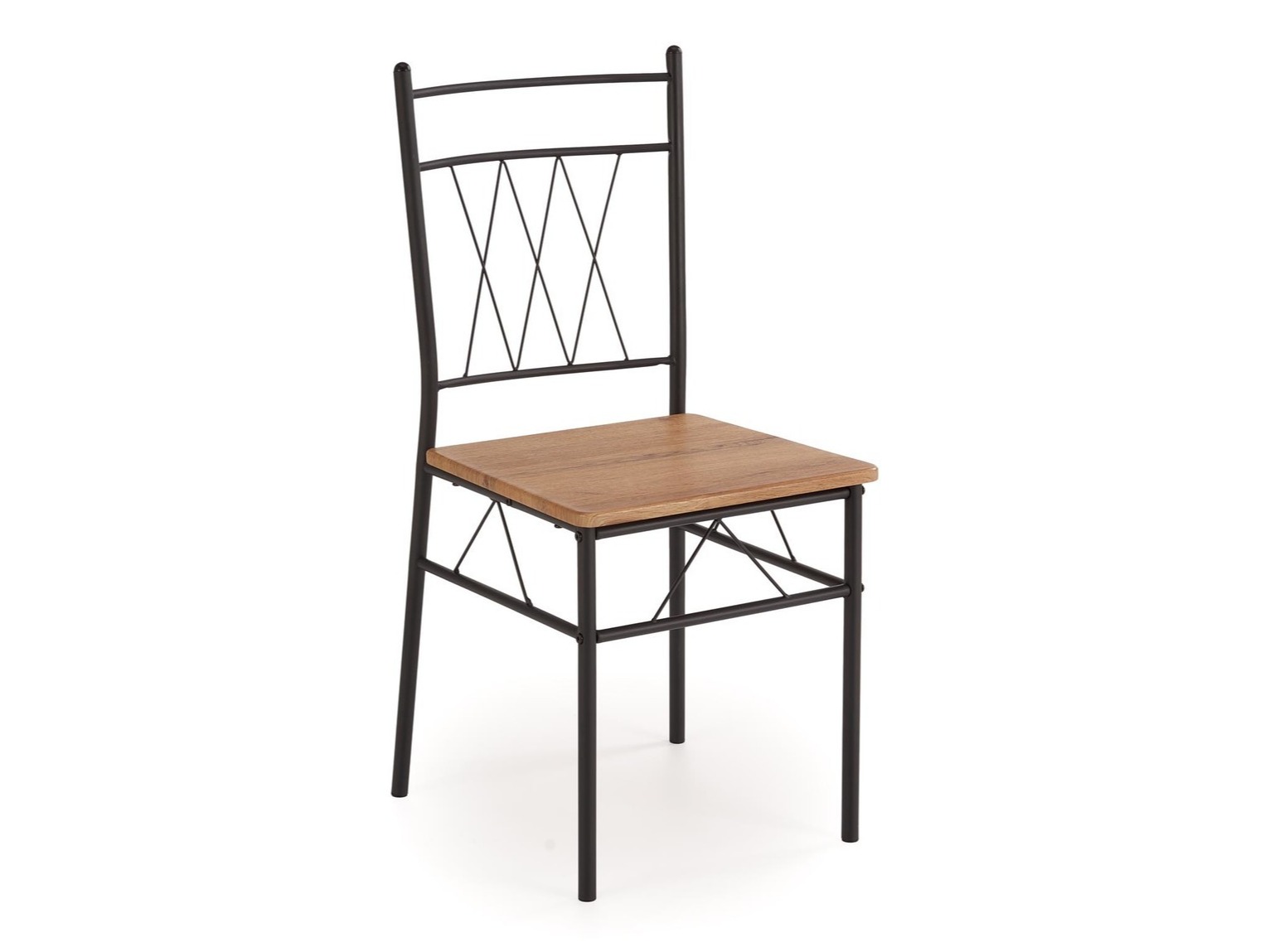 Jedilniški komplet Houston 1251 (Hrast + Črna)