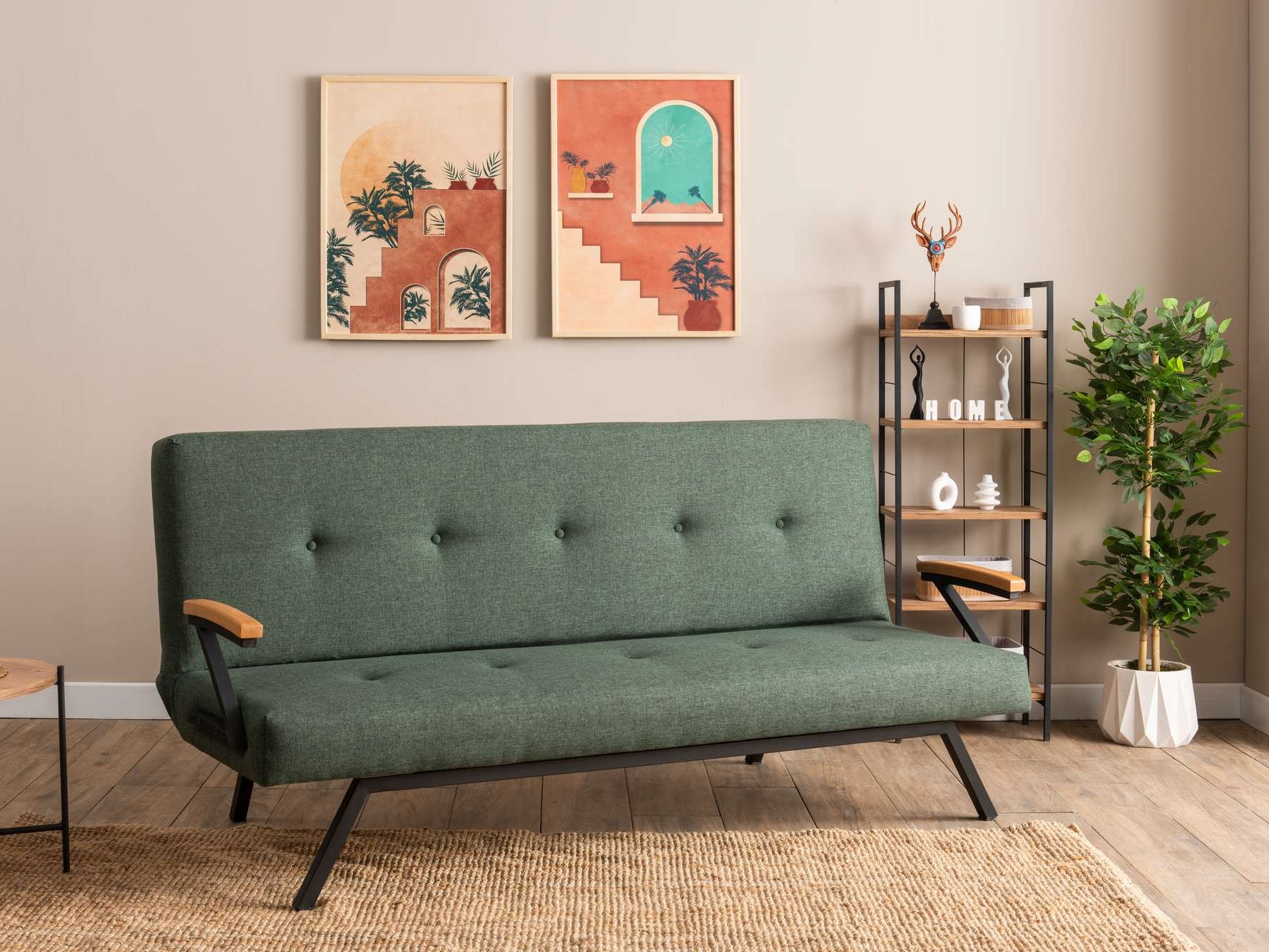 Kavč z ležiščem Altadena 604 (Zelena)