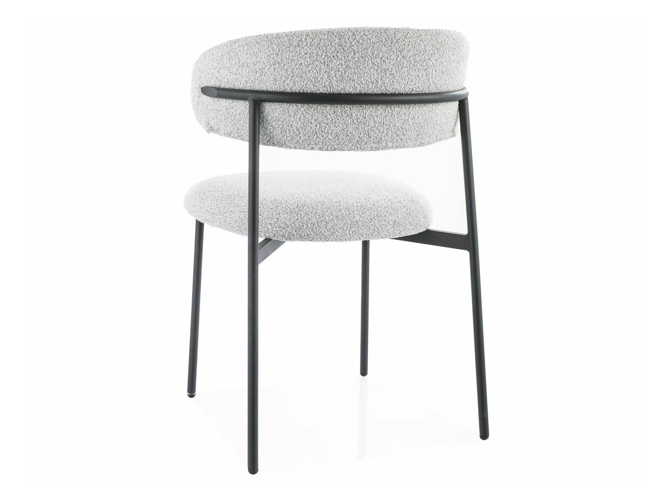 Stol Detroit 802 (Svetlo siva + Črna)