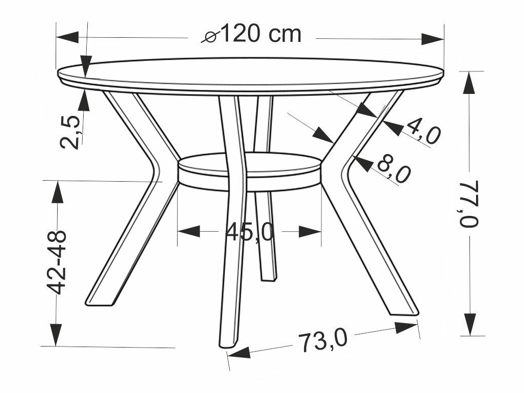 Jedilniški komplet Houston 1985