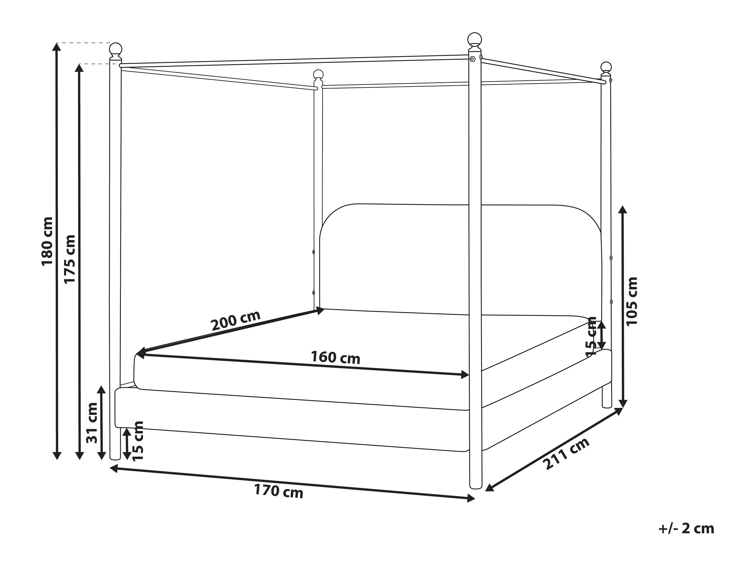Postelja Berwyn 2734 (Taupe)