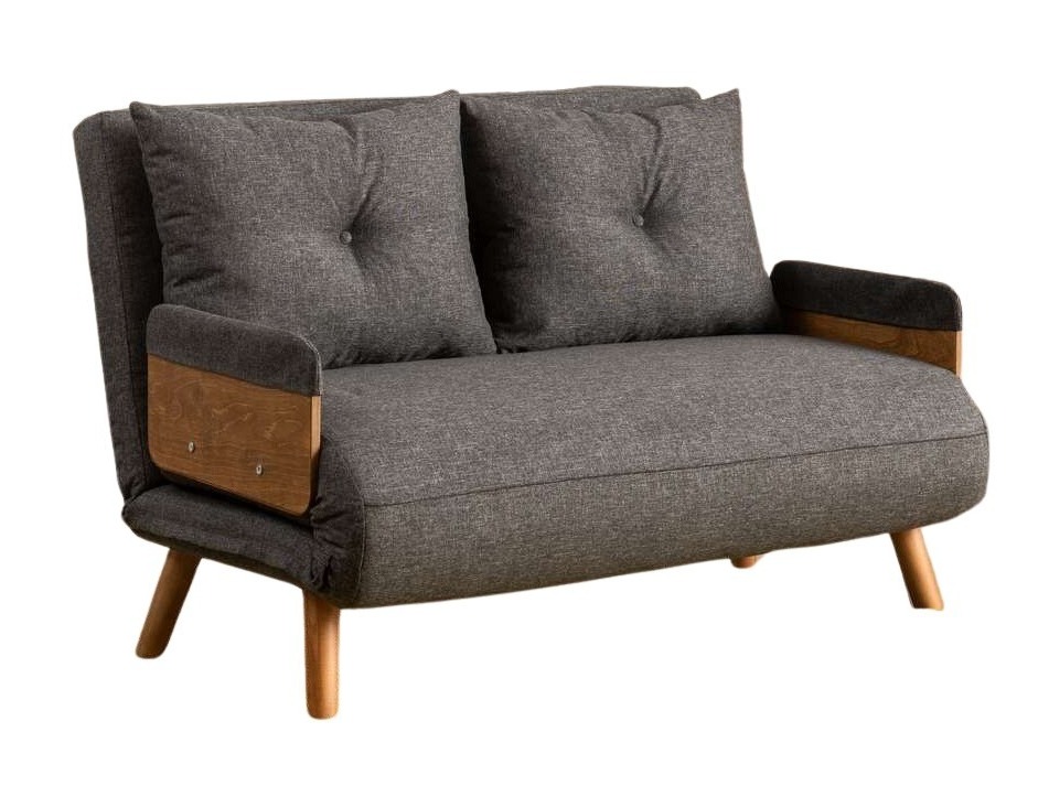 Raztegljiv kavč Altadena 606 (Temno siva)