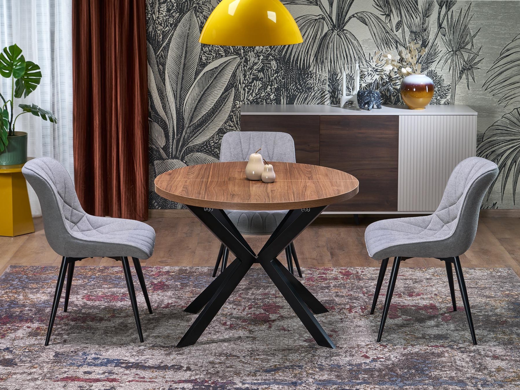 Miza Houston 1495 (Oreh + Črna)