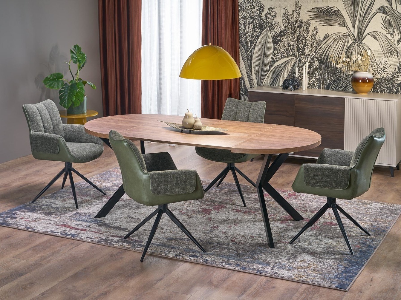 Miza Houston 1495 (Oreh + Črna)