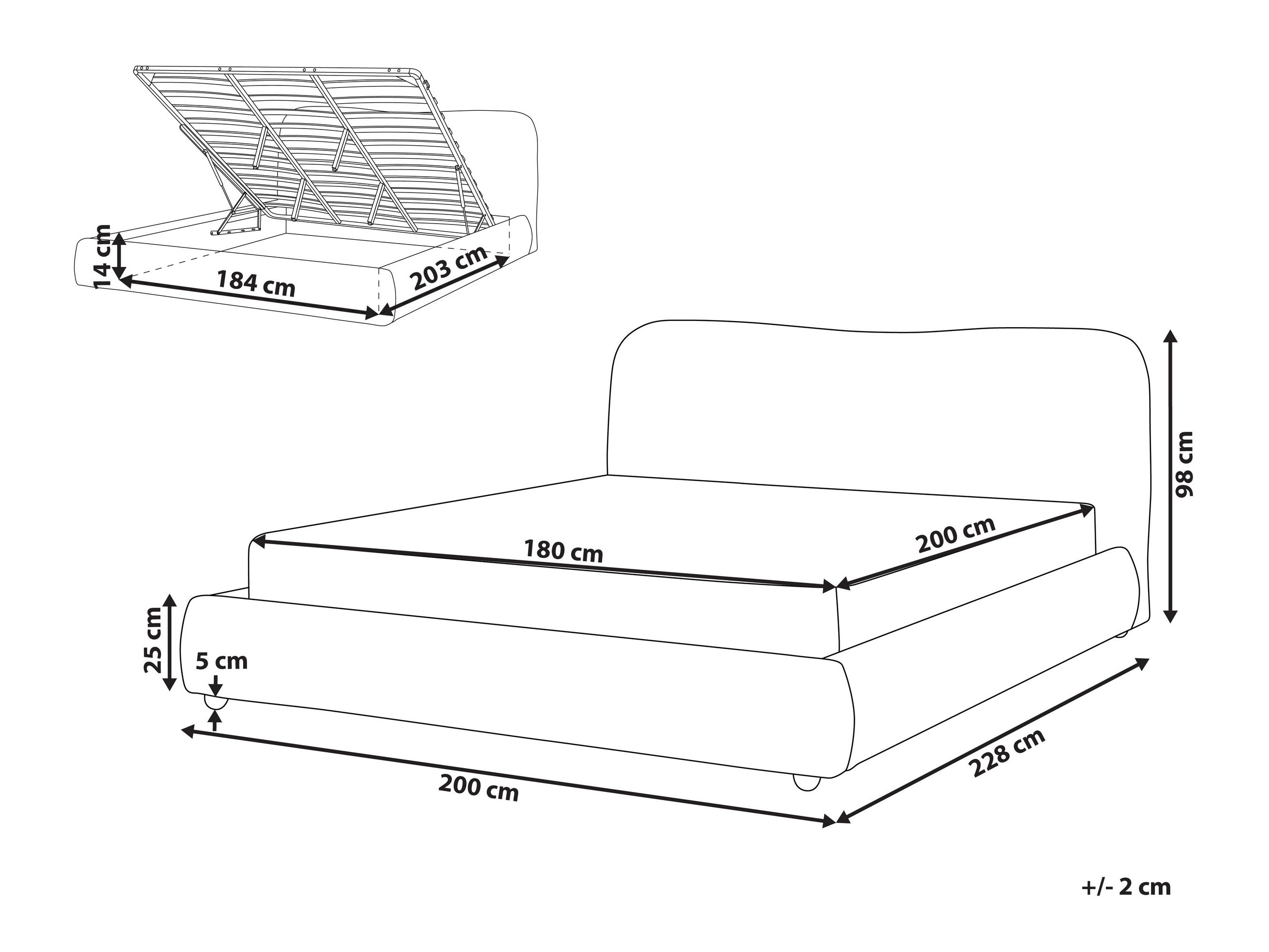 Postelja Berwyn 2735 (Bež)