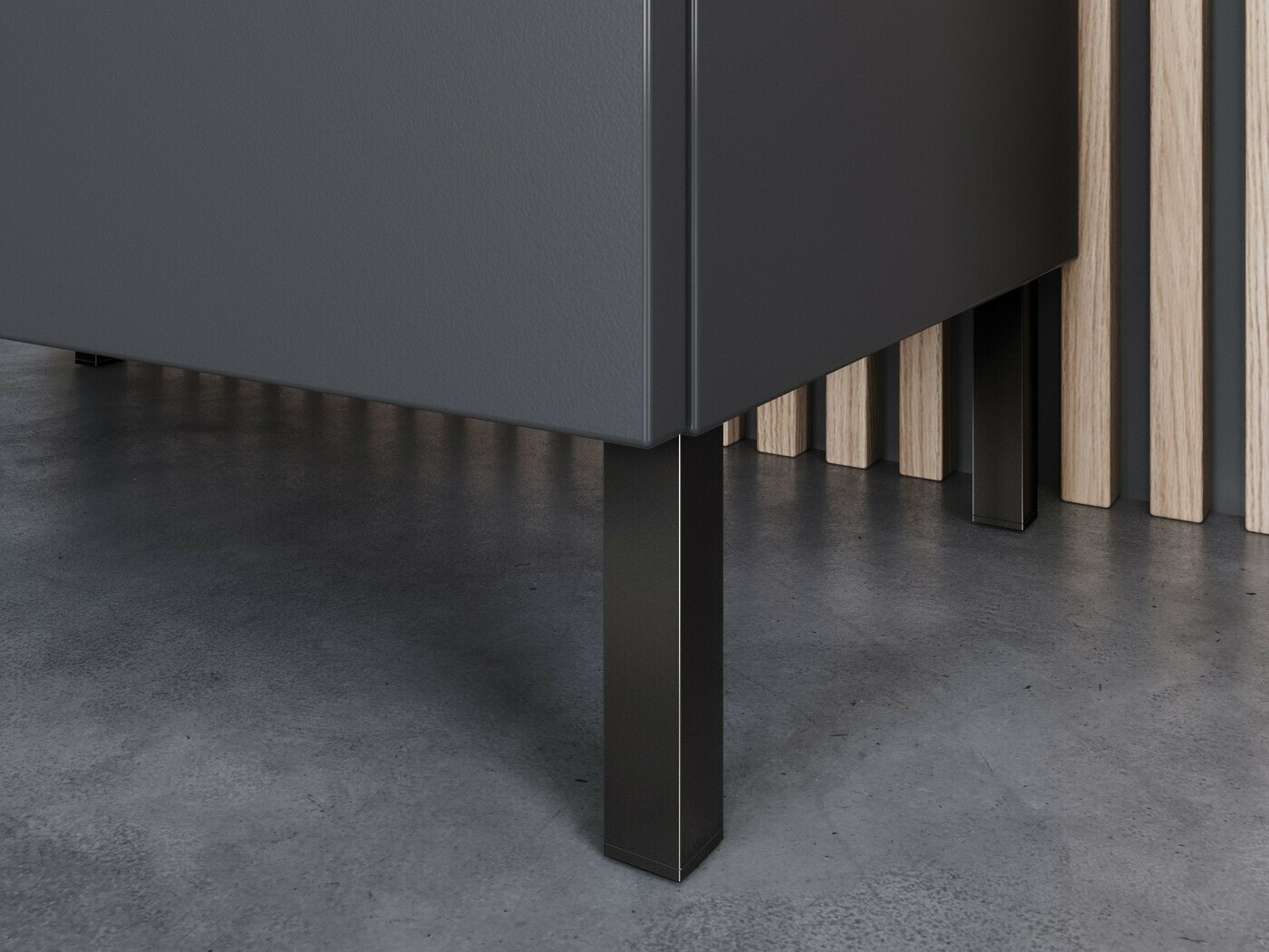 Prostostoječa Kopalniška omarica Felfere 101 (Antracit)