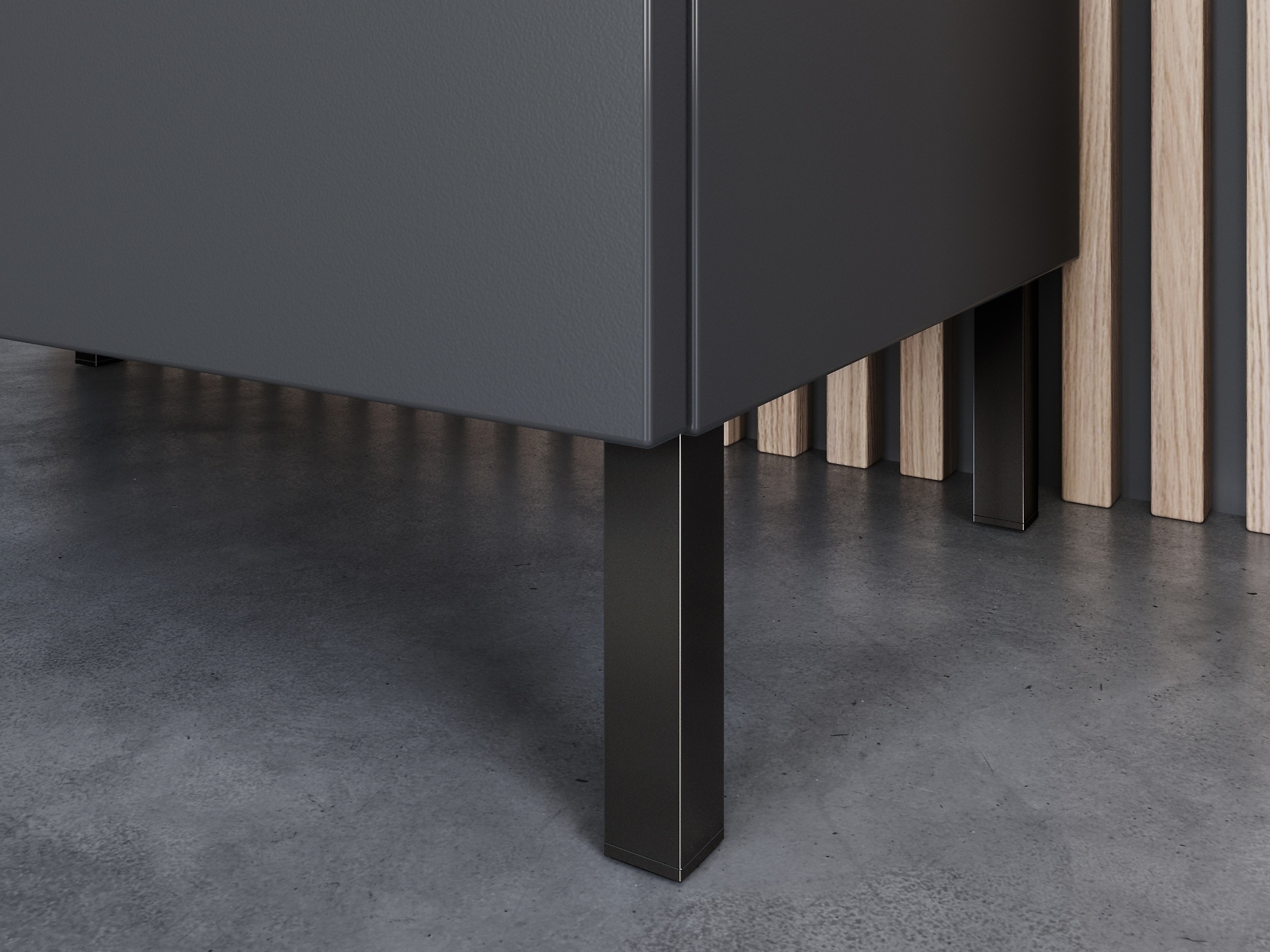 Prostostoječa Kopalniška omarica Felfere 105 (Grafit)