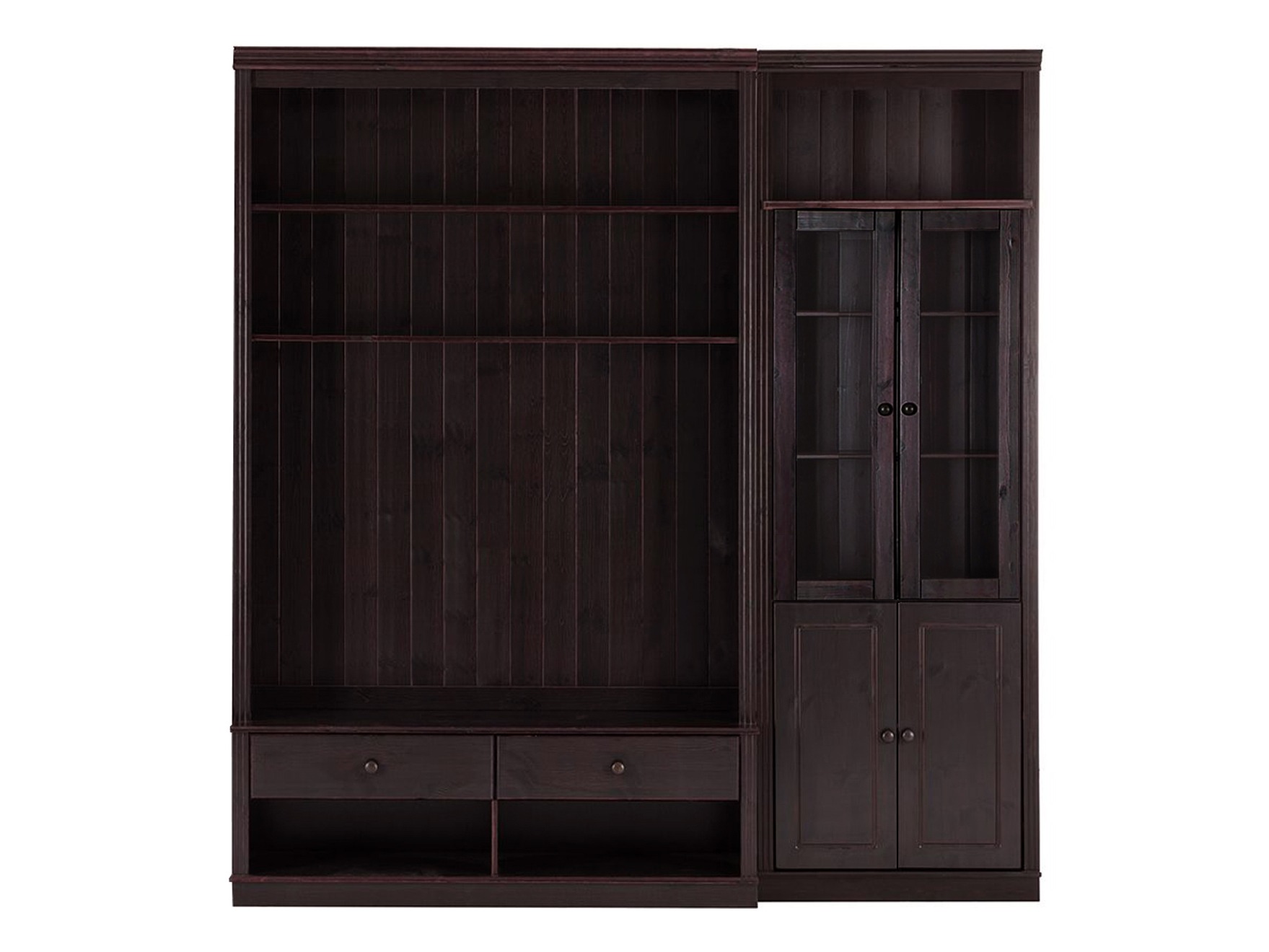 Komplet za dnevno sobo Saltoro 124 (Temno rjava)