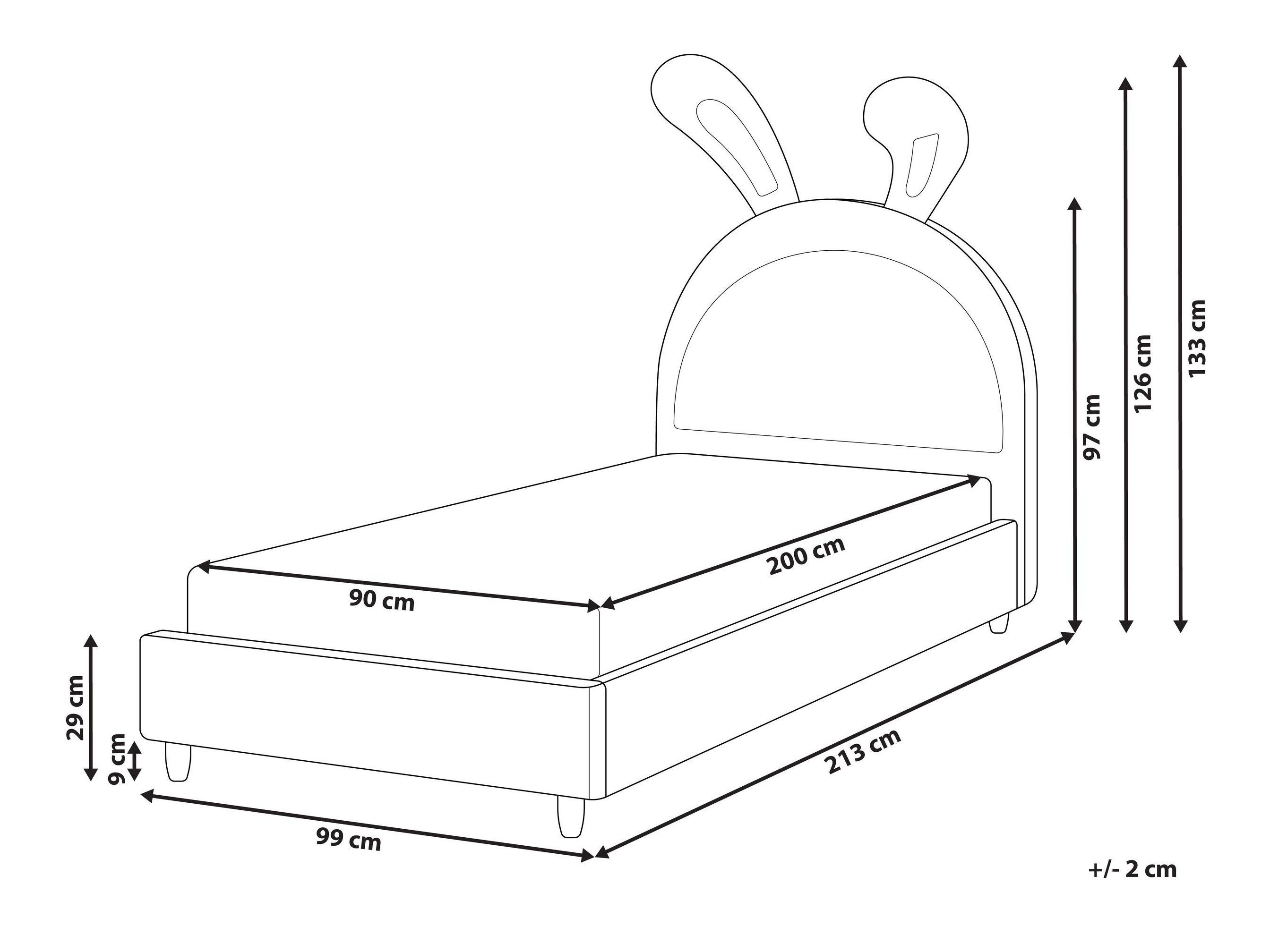 Postelja Berwyn 2746