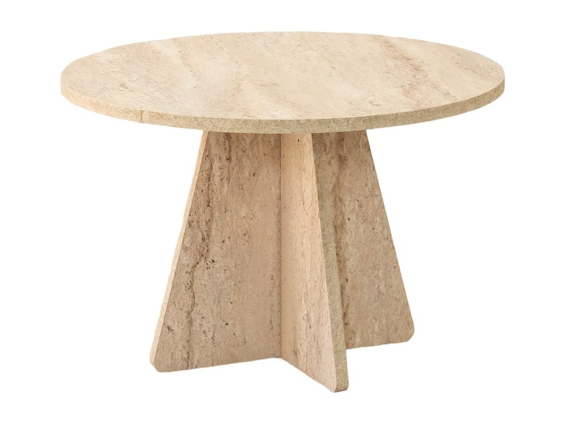 Klubska mizica Kailua 1818 (Svetel travertin)