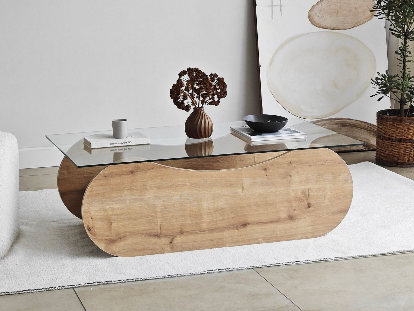 Klubska mizica Kailua 2632 (Hrast)