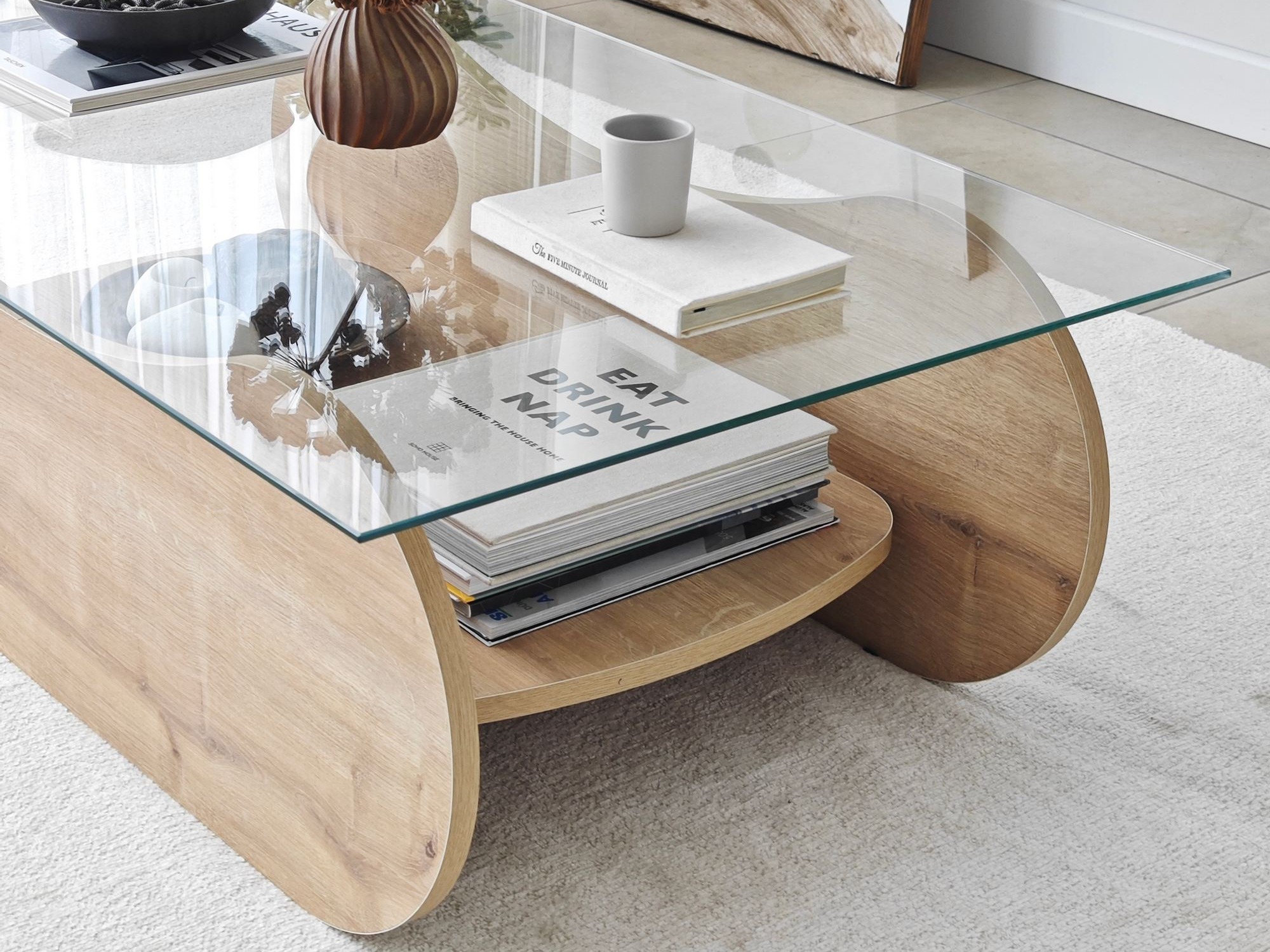 Klubska mizica Kailua 2632 (Hrast)