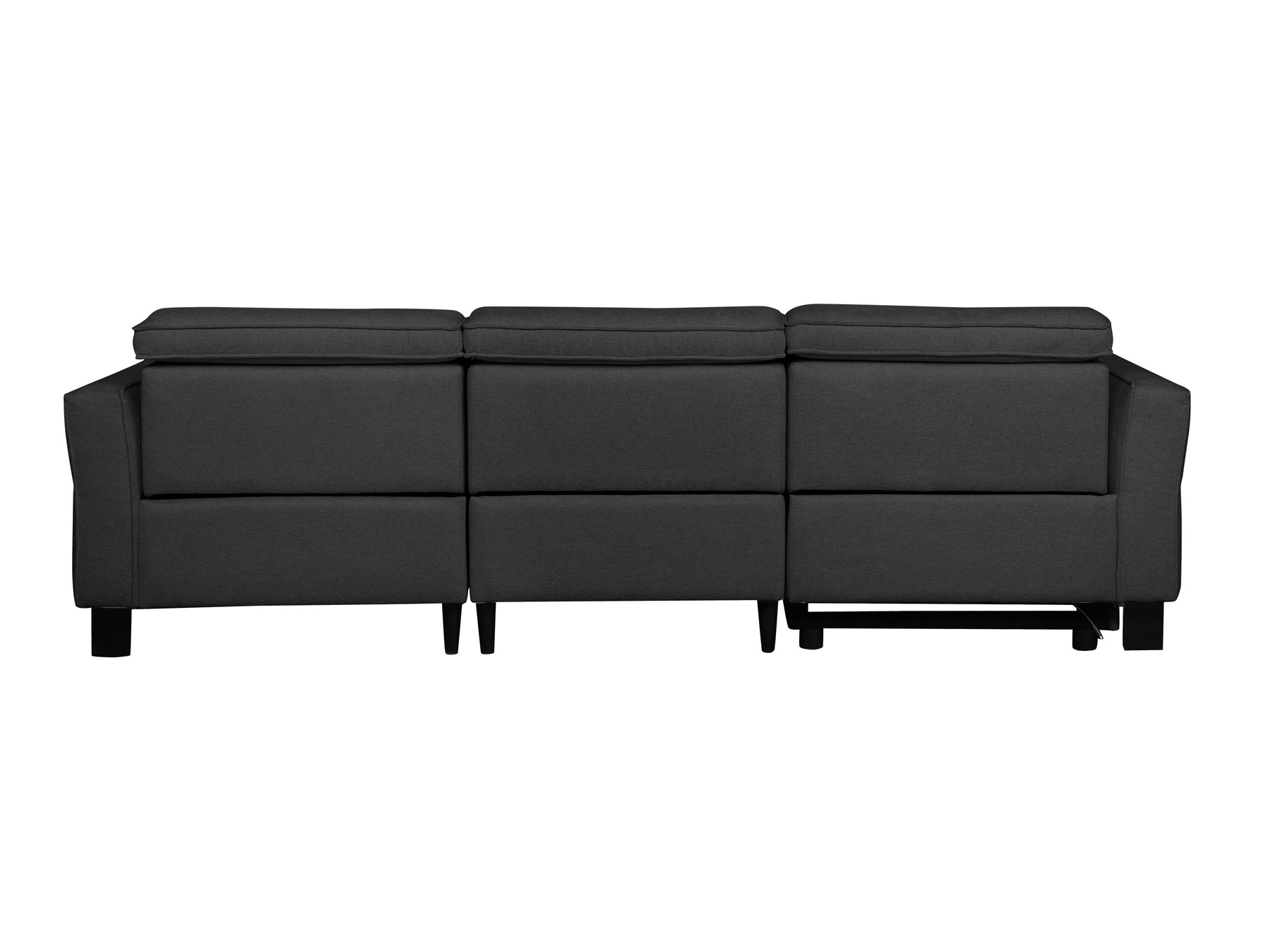 Kotna garnitura s počivalnikom Denton 1487 (Antracit)