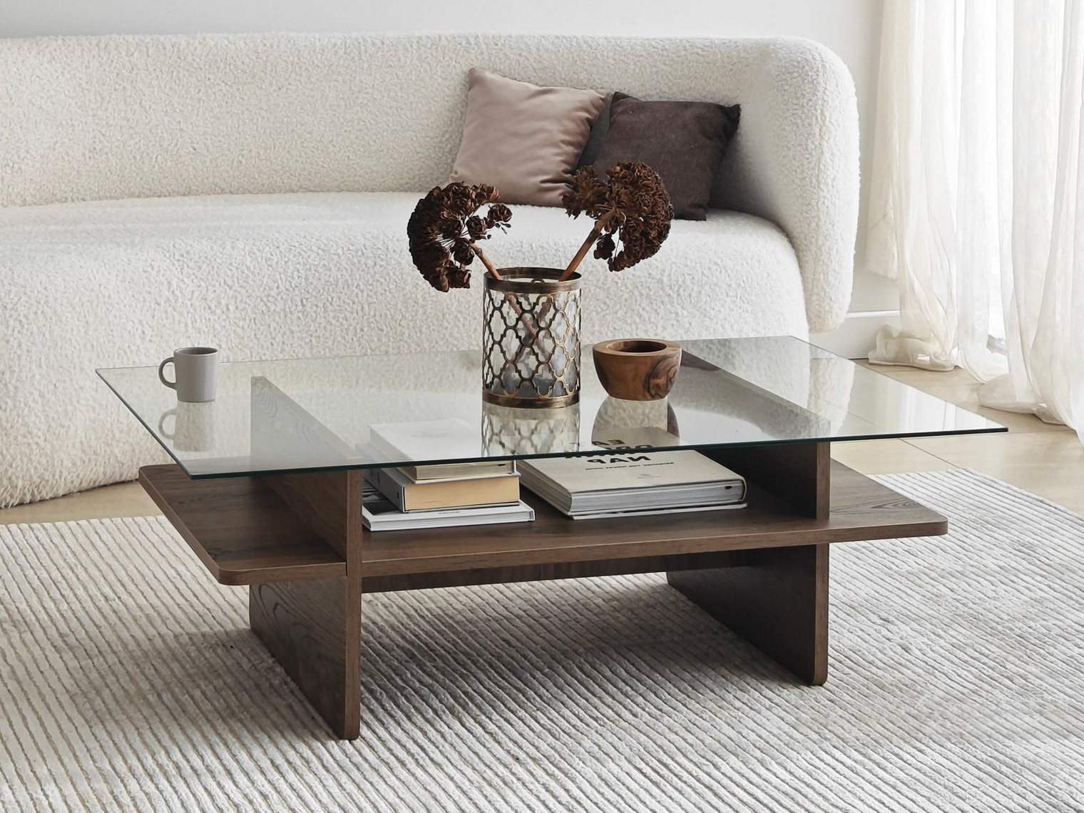 Klubska mizica Kailua 2635 (Oreh)