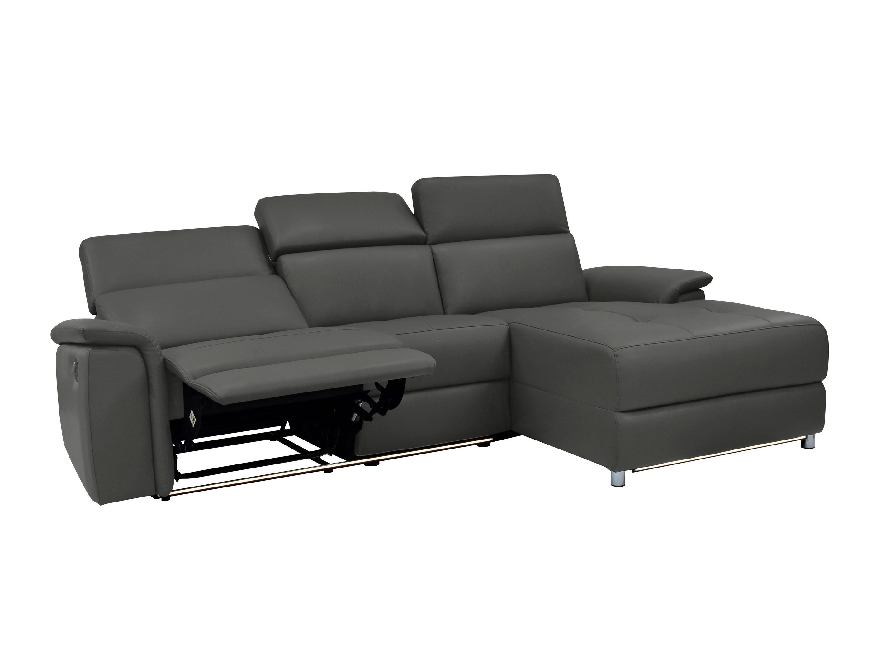 Kotna garnitura s počivalnikom Denton 1488 (Črna)