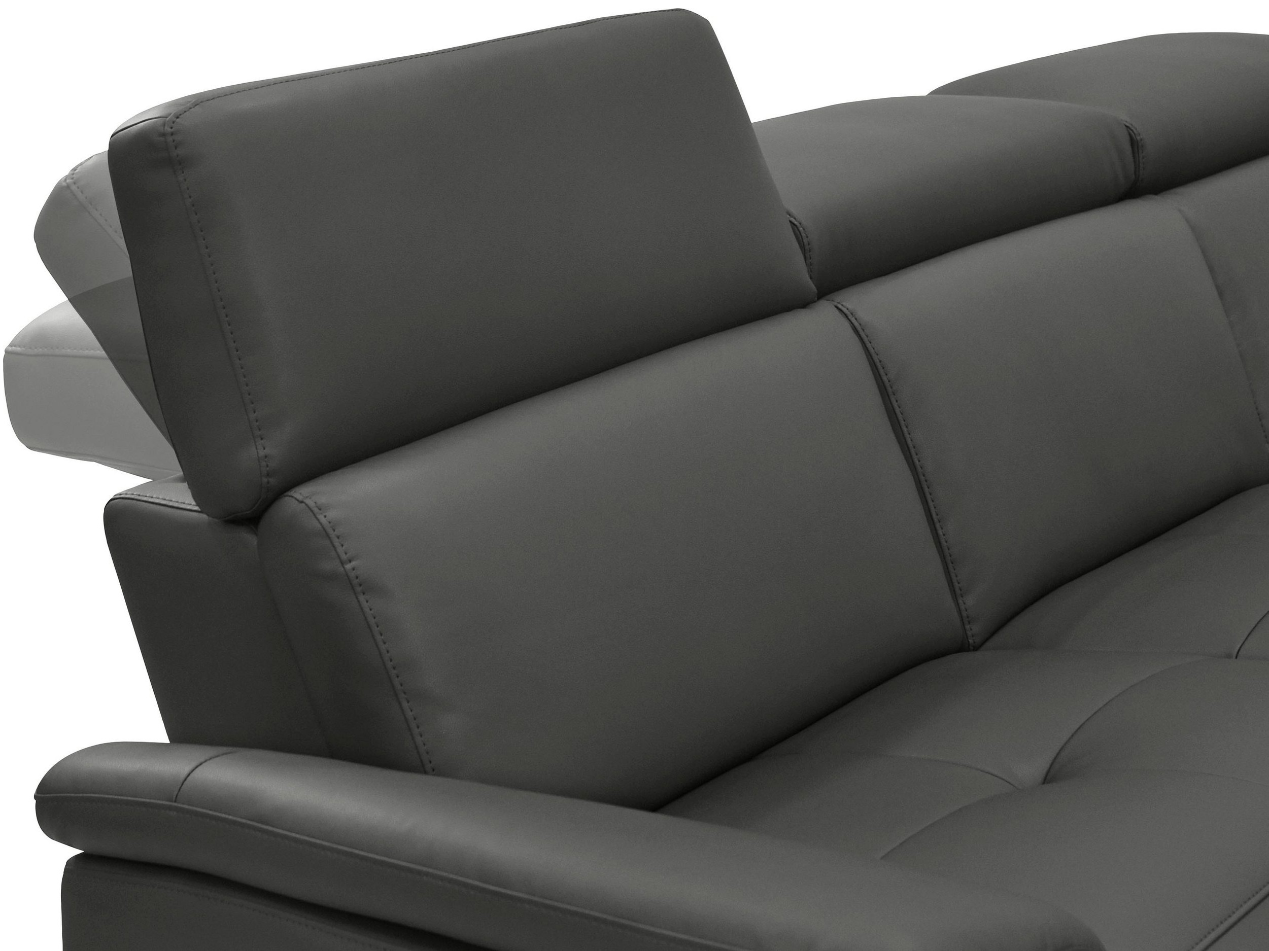 Kotna garnitura s počivalnikom Denton 1488 (Črna)