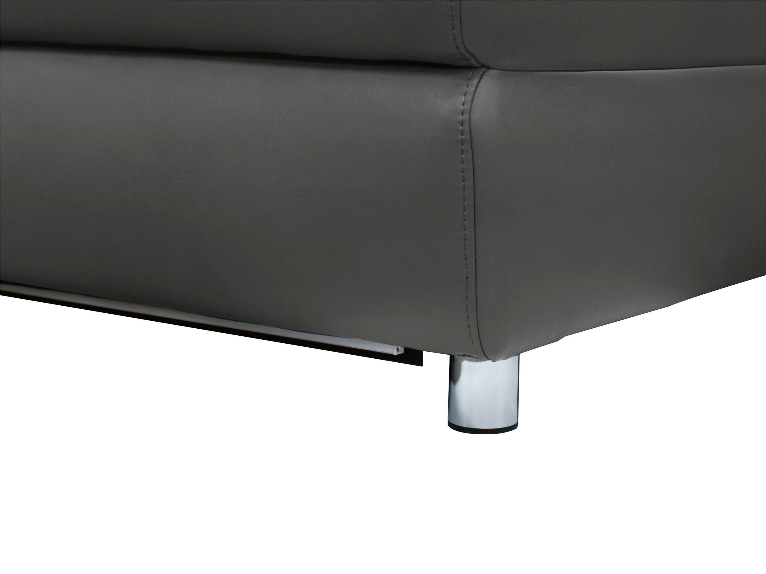 Kotna garnitura s počivalnikom Denton 1488 (Črna)