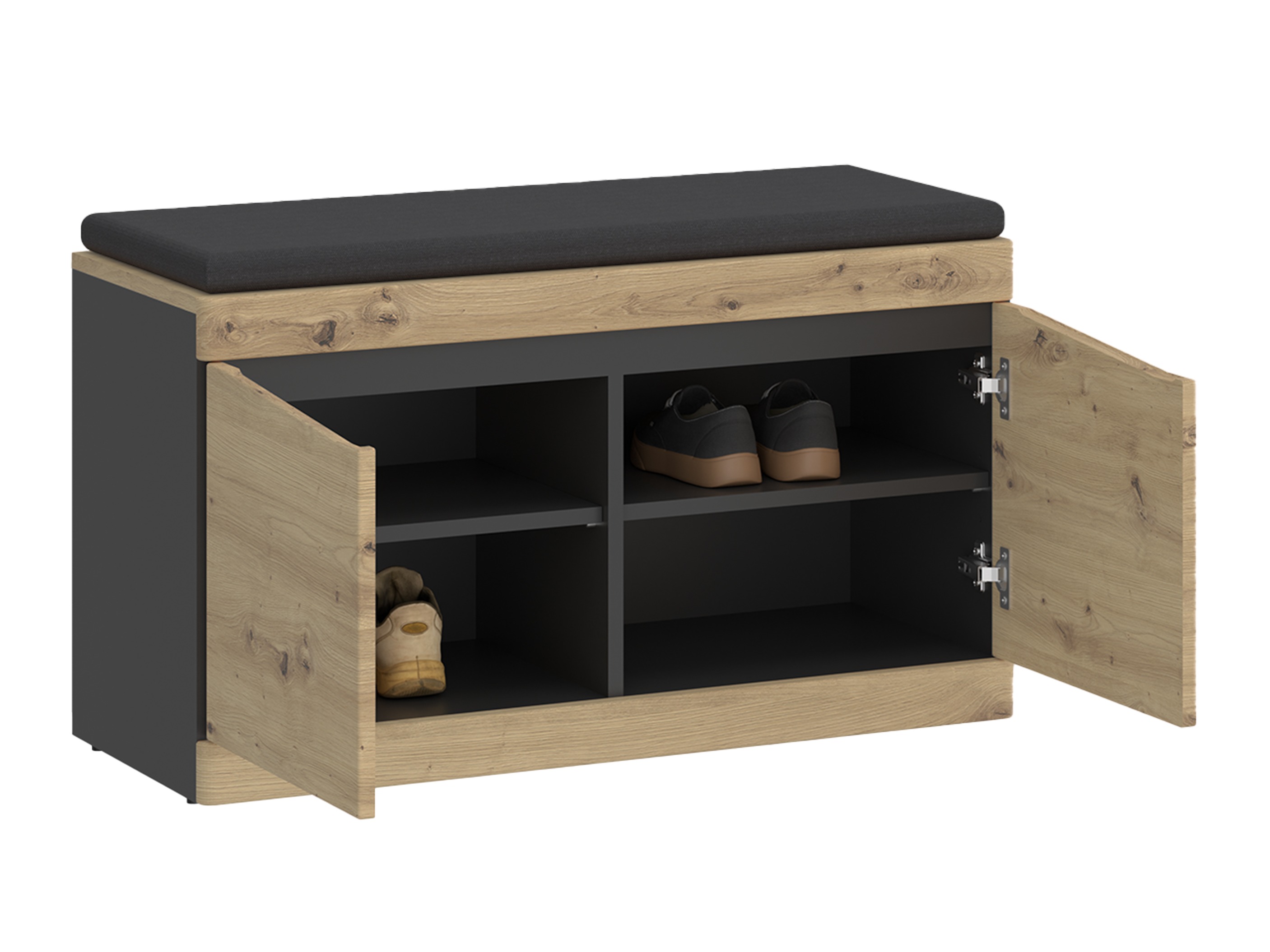 Omarica za čevlje Ontario 146 (Artisan hrast + Antracit)