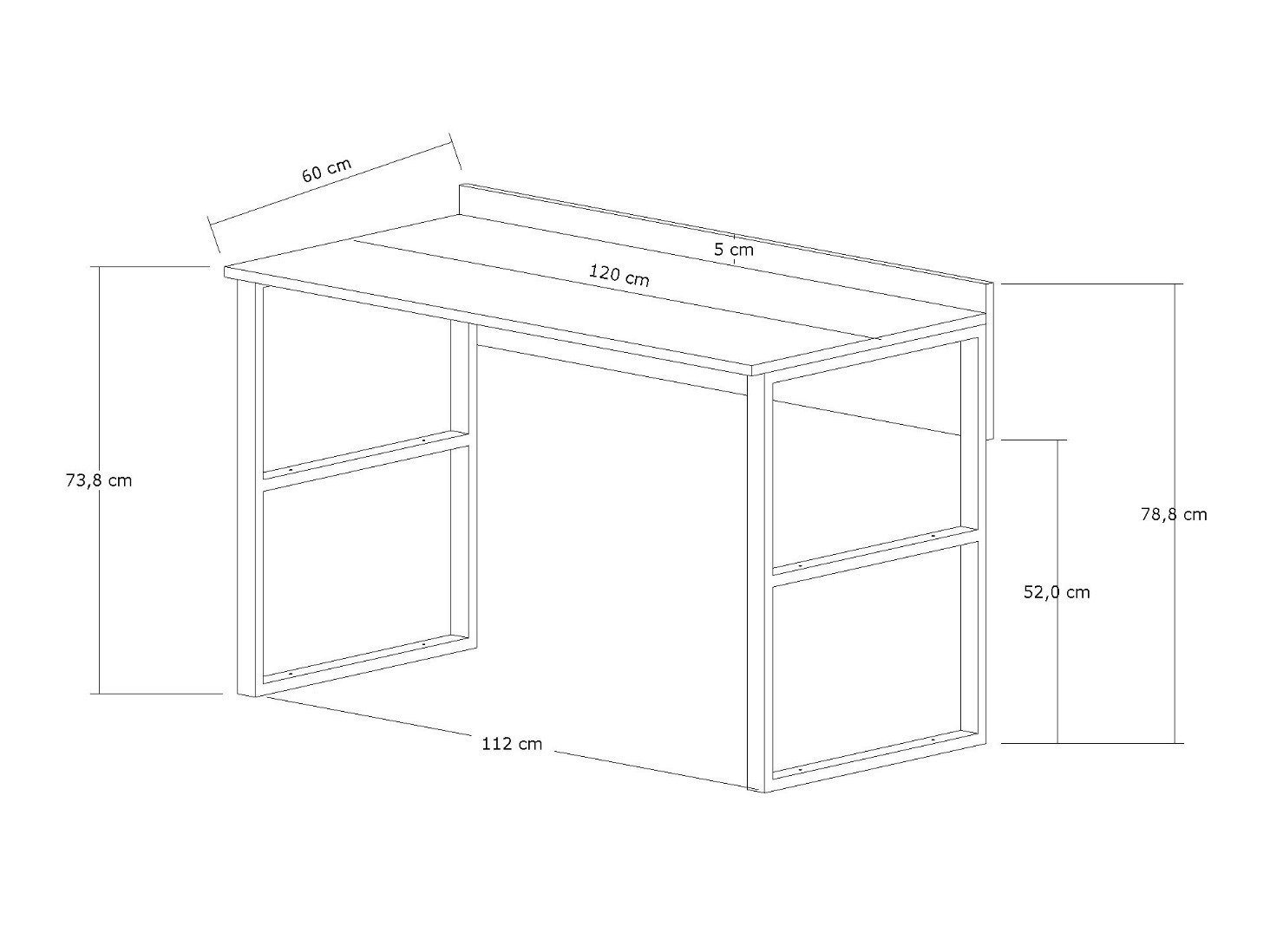 Pisalna miza Kailua 2606