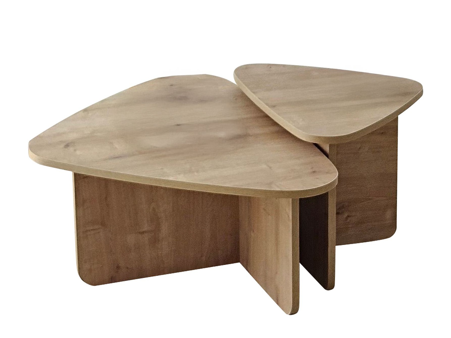 Komplet klubskih mizic Kailua 2638 (Hrast)